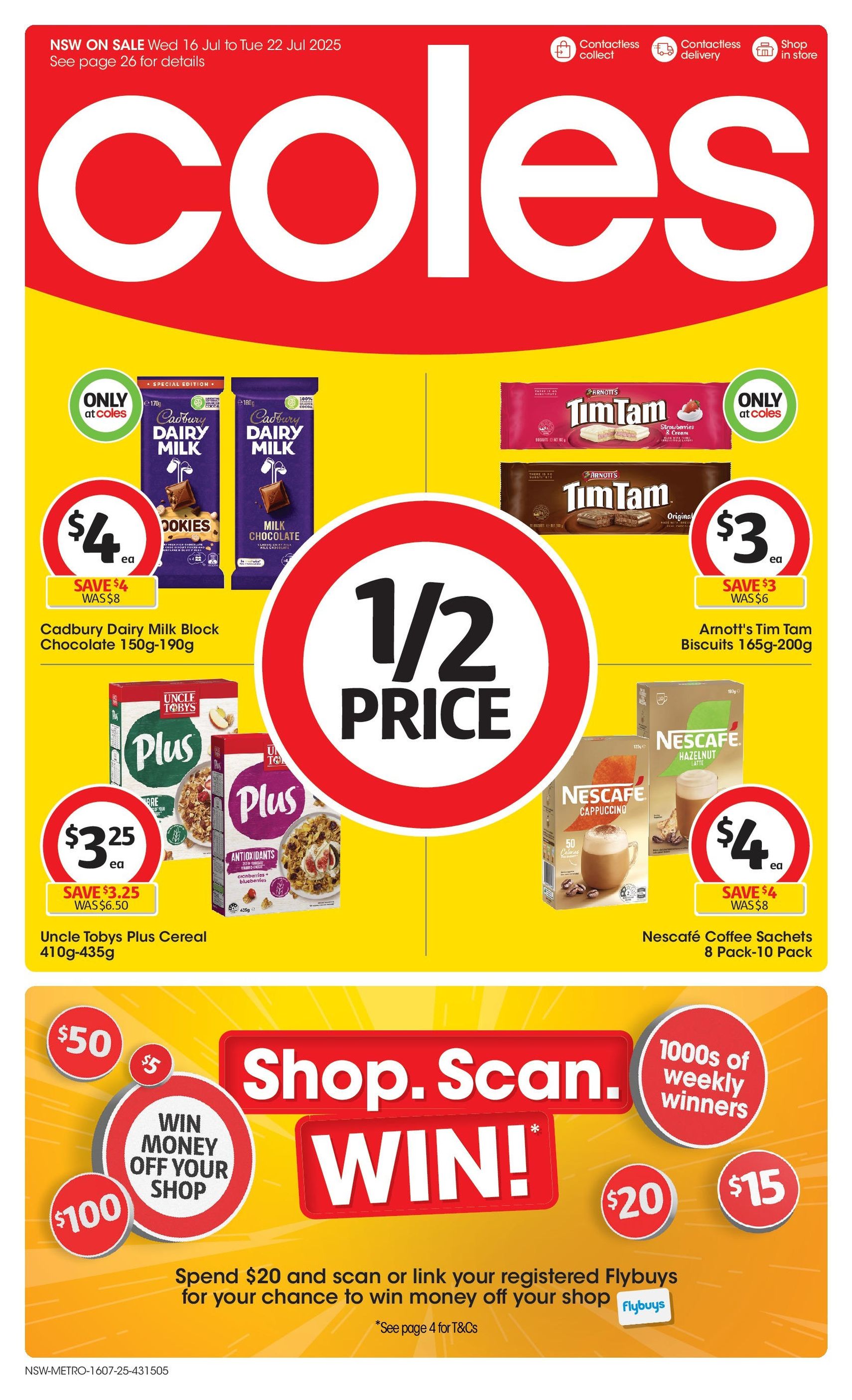 Coles Catalogue NSW - valid flyer from 16/07/2025, page 1 of 51
