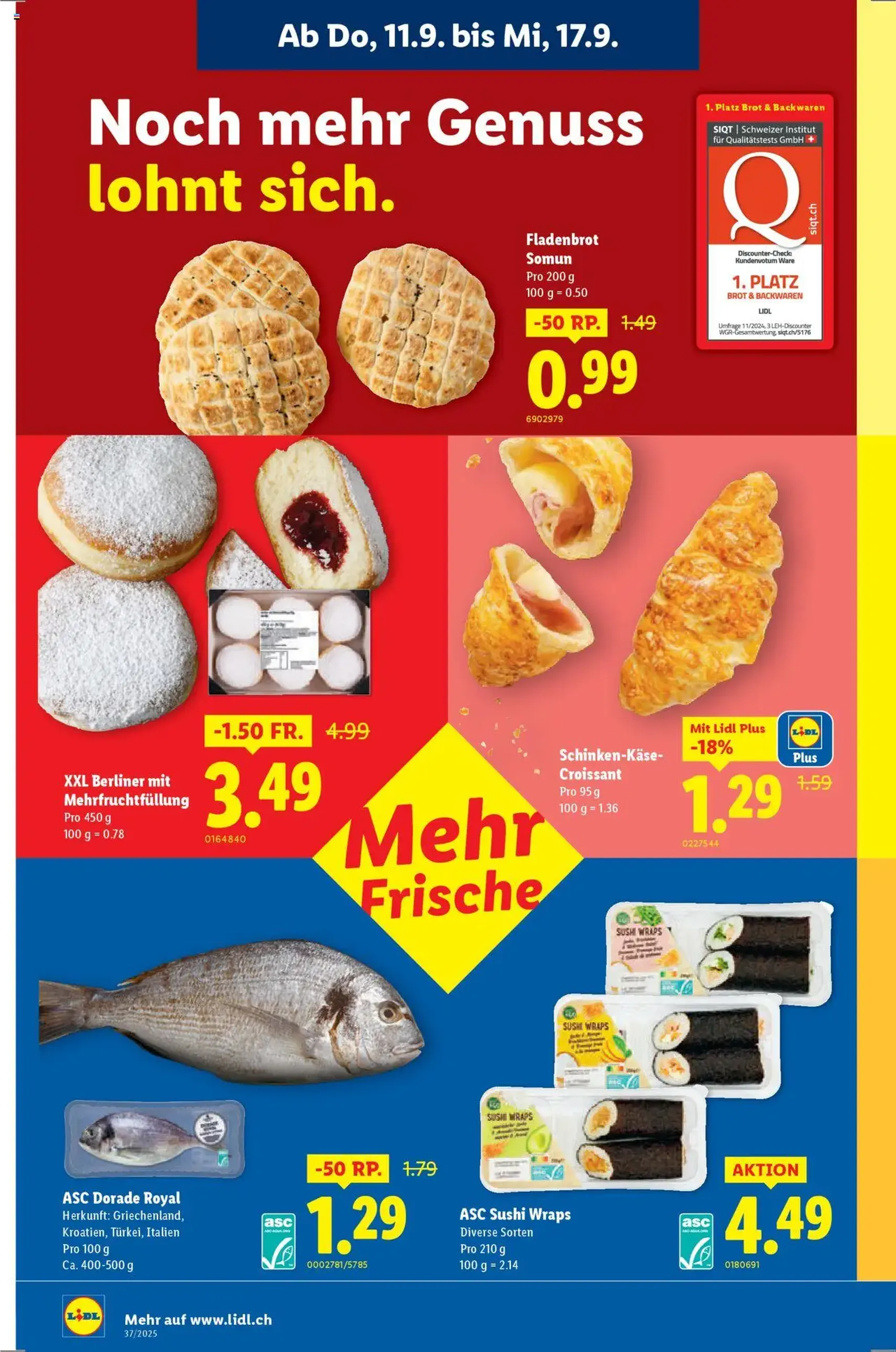 Lidl Aktionen - Gültiger Prospekt ab 11.09.2025, Seite 6 von insgesamt 40 Lidl Aktionen - Gültiger Prospekt ab 11.09.2025, Seite 6 von insgesamt 40