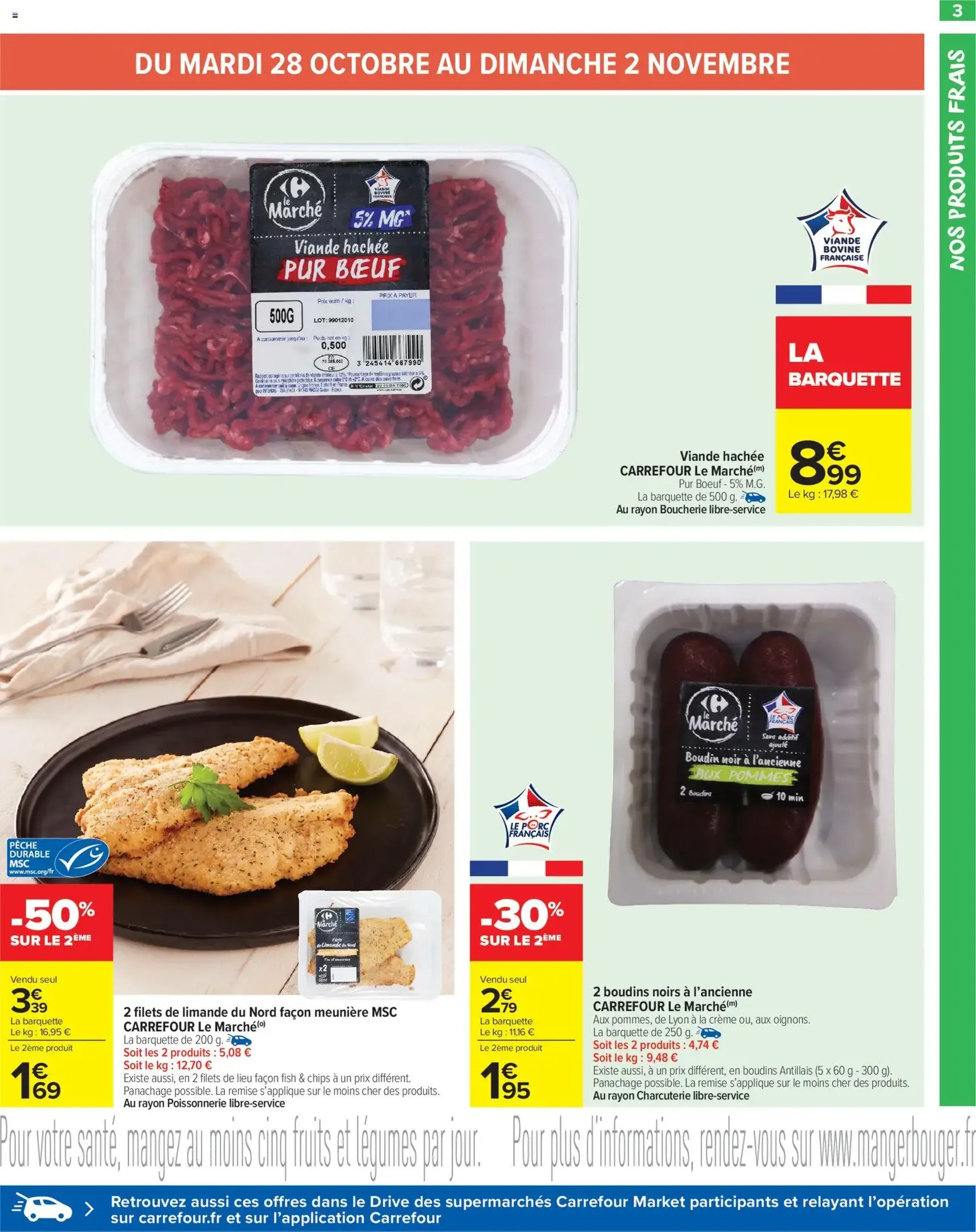 Carrefour Market catalogue semaine 44 - brochure valable à partir du 28/10/2025, page 5 sur 14