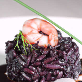 Previsualización de la receta Receta de arroz negro con sepia y gambas
