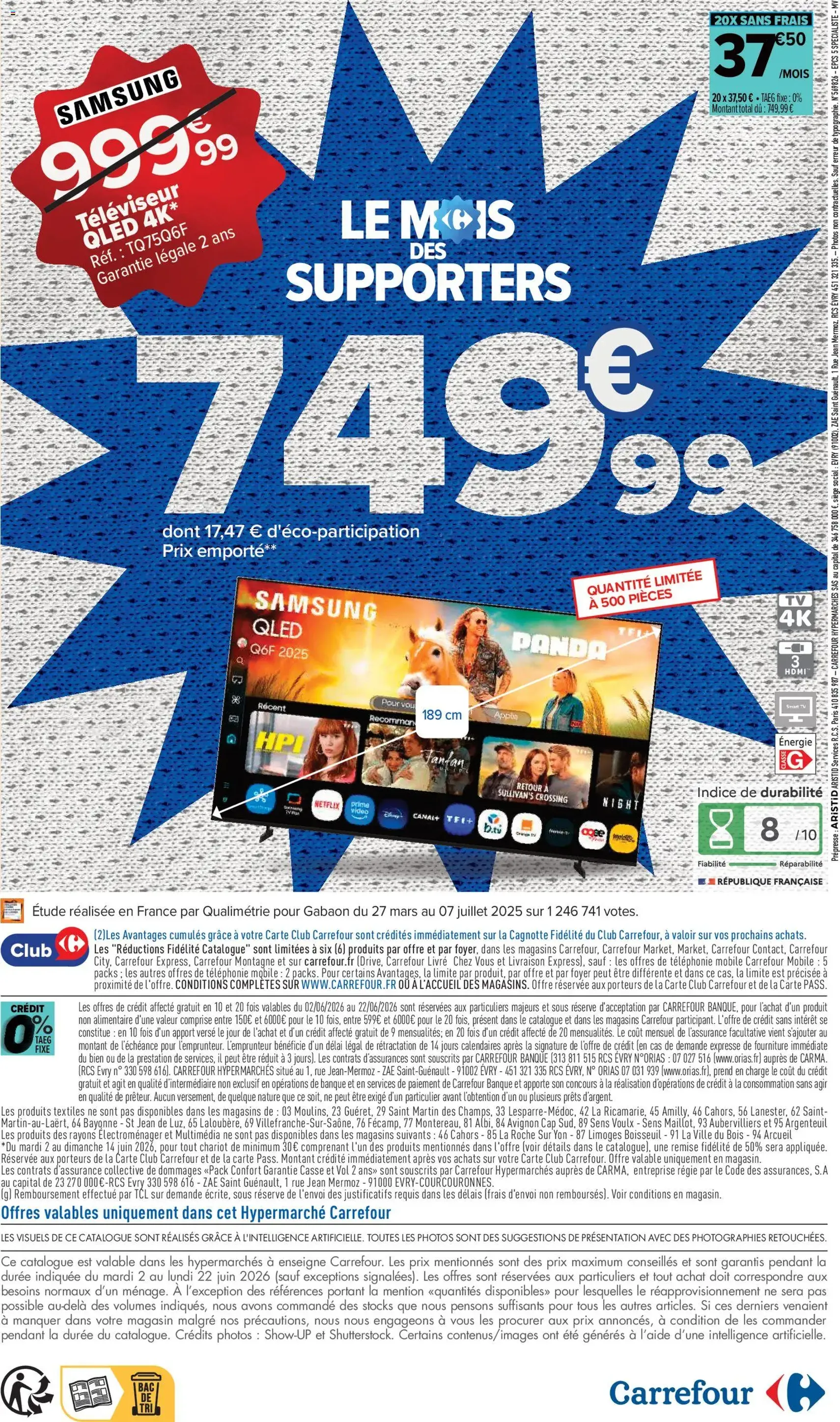 Carrefour Coupe du monde. Le mois des supporters. - brochure valable à partir du 02/06/2026, page 44 sur 44