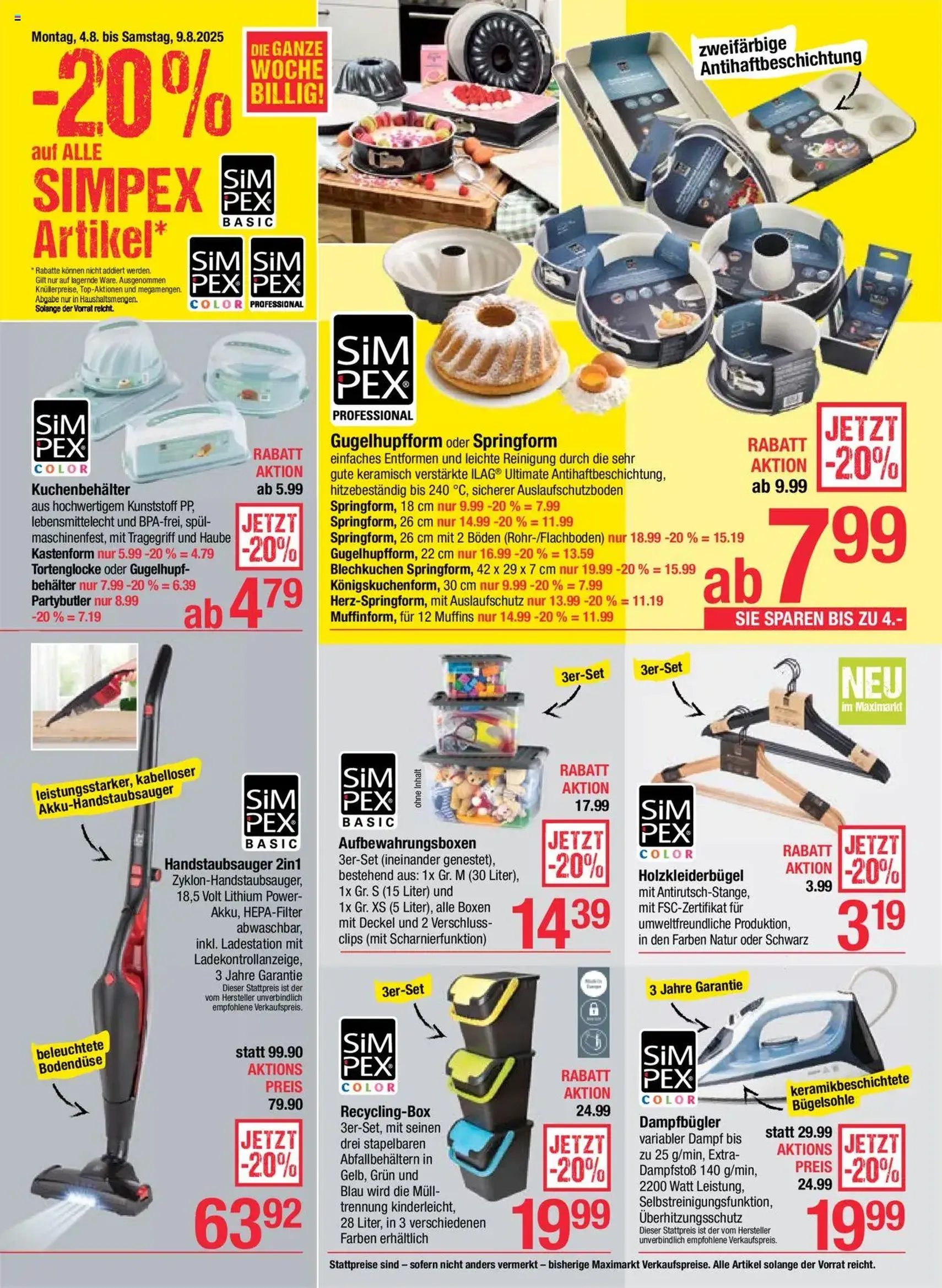 Maximarkt Flugblatt - Gültiger Prospekt ab 04.08.2025, Seite 14 von insgesamt 20 Maximarkt Flugblatt - Gültiger Prospekt ab 04.08.2025, Seite 14 von insgesamt 20