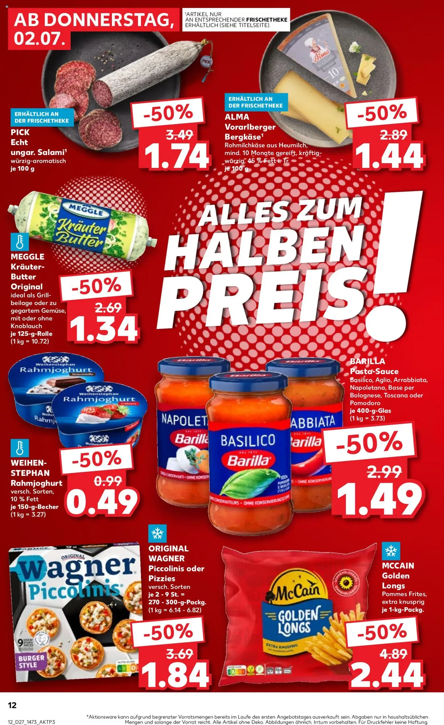 Kaufland Prospekt - Gültiger Prospekt ab 02.07.2026, Seite 12 von insgesamt 64