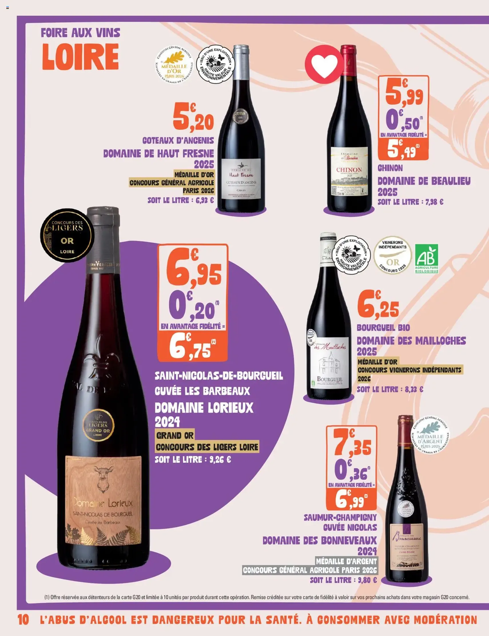 G20 Supermarchés catalogue - brochure valable à partir du 22/09/2026, page 10 sur 20