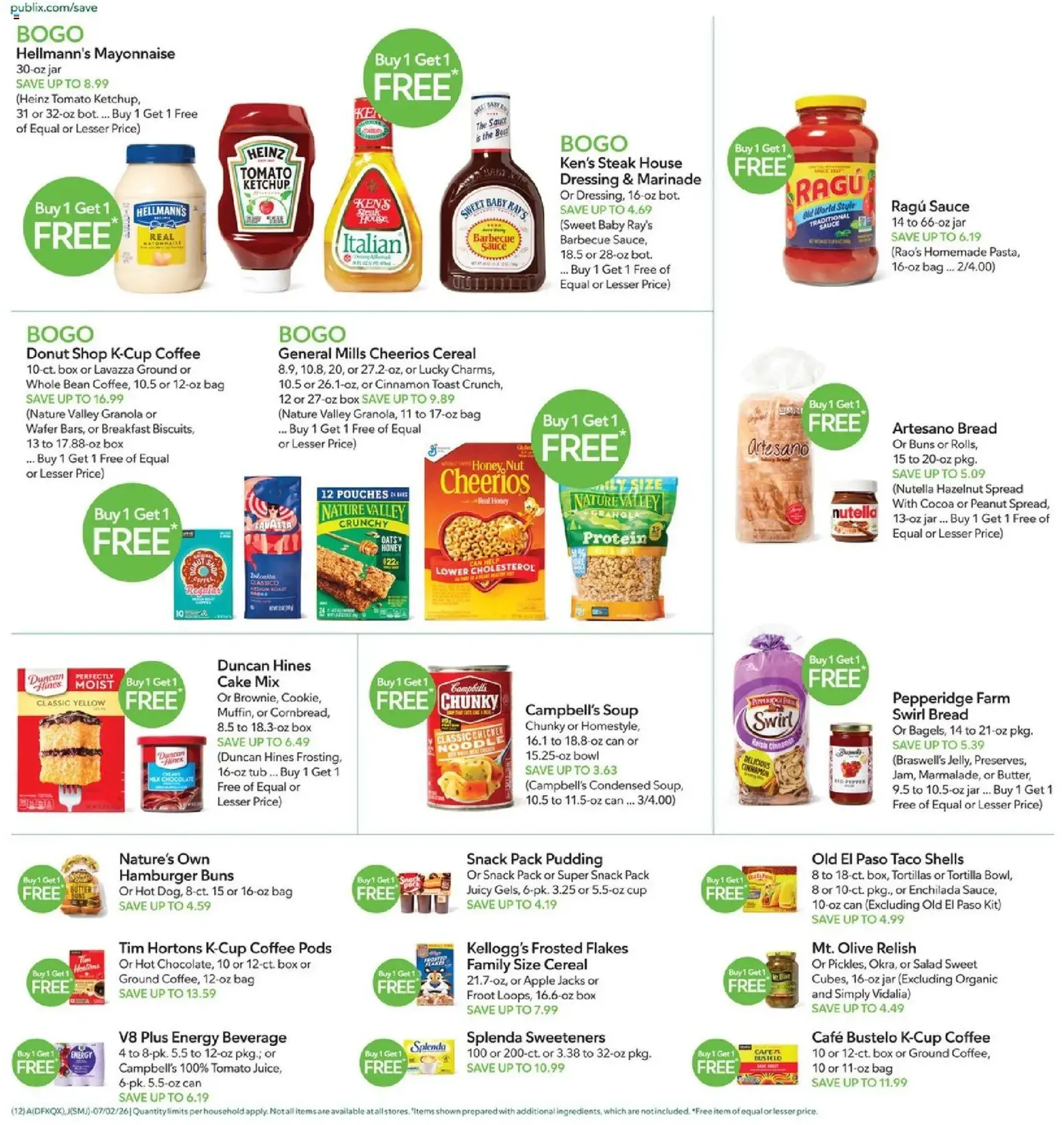 Publix Weekly Ad - valid flyer from 07/01/2026, page 12 of 20