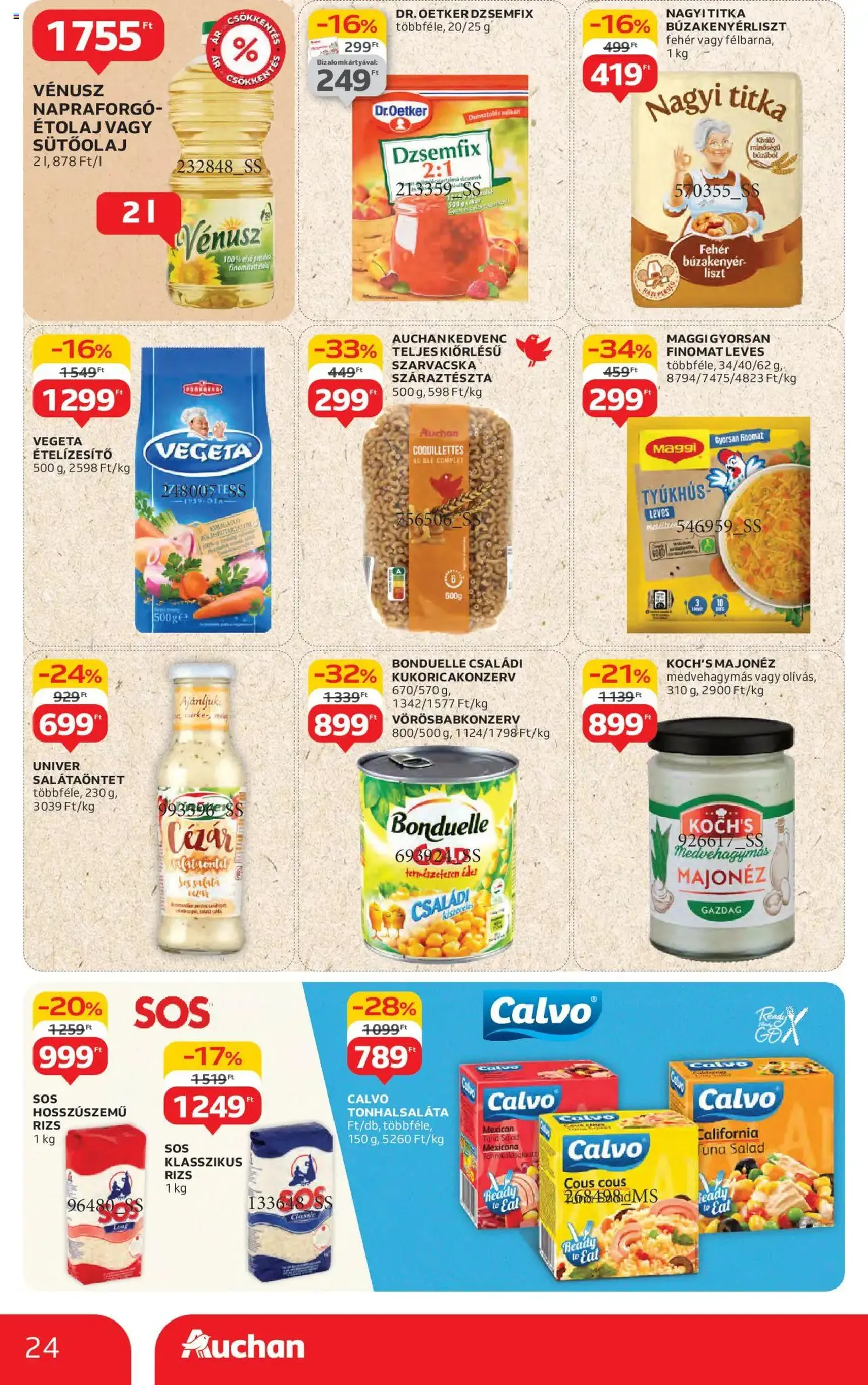 Auchan Akciós újság - 2025.07.24. érvényes szórólap 24 oldal 60 oldalból