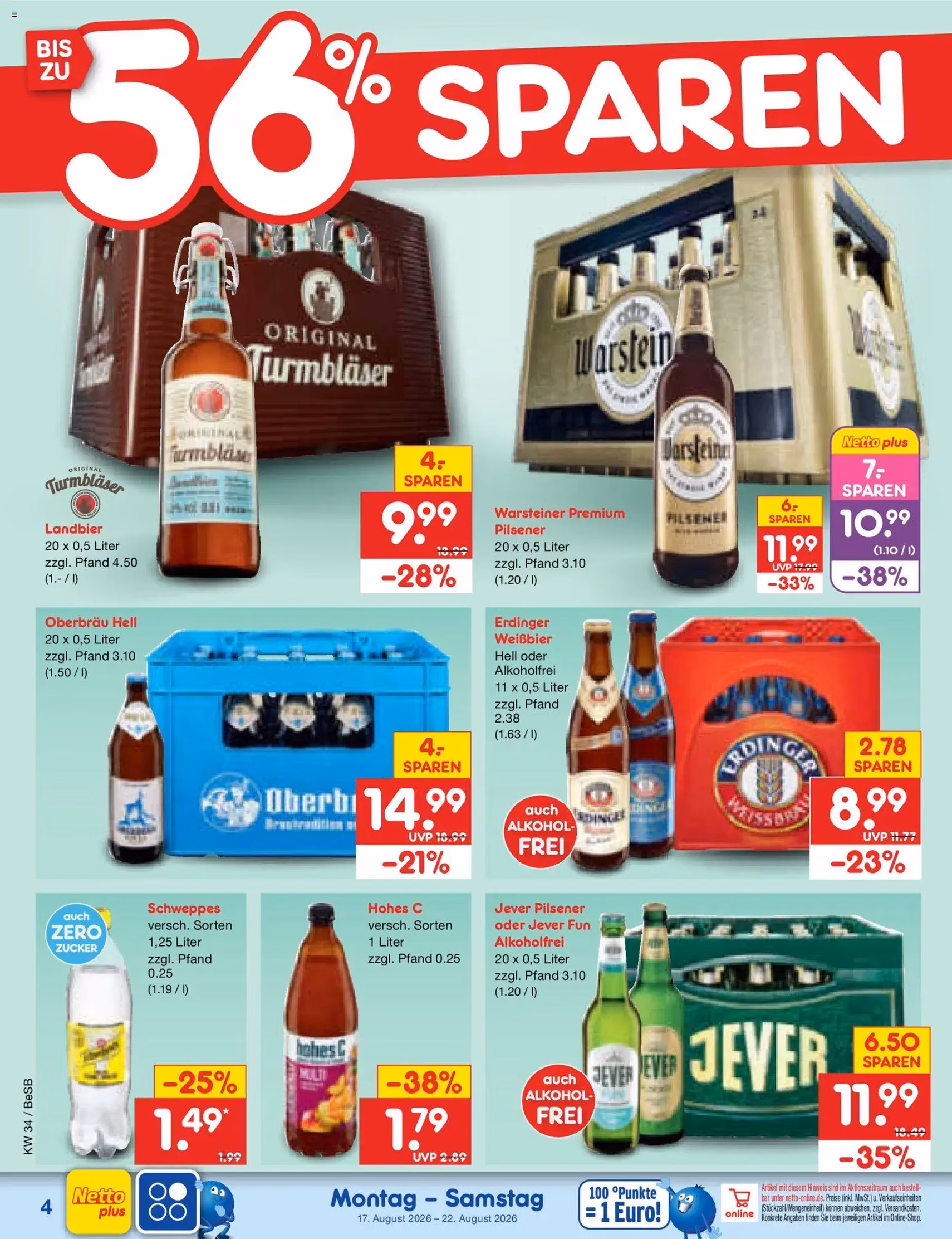 Netto Marken-Discount Prospekt - Gültiger Prospekt ab 17.08.2026, Seite 6 von insgesamt 65