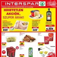Interspar Akciós újság - szórólap előnézete érvényes 2025.10.09. -tól