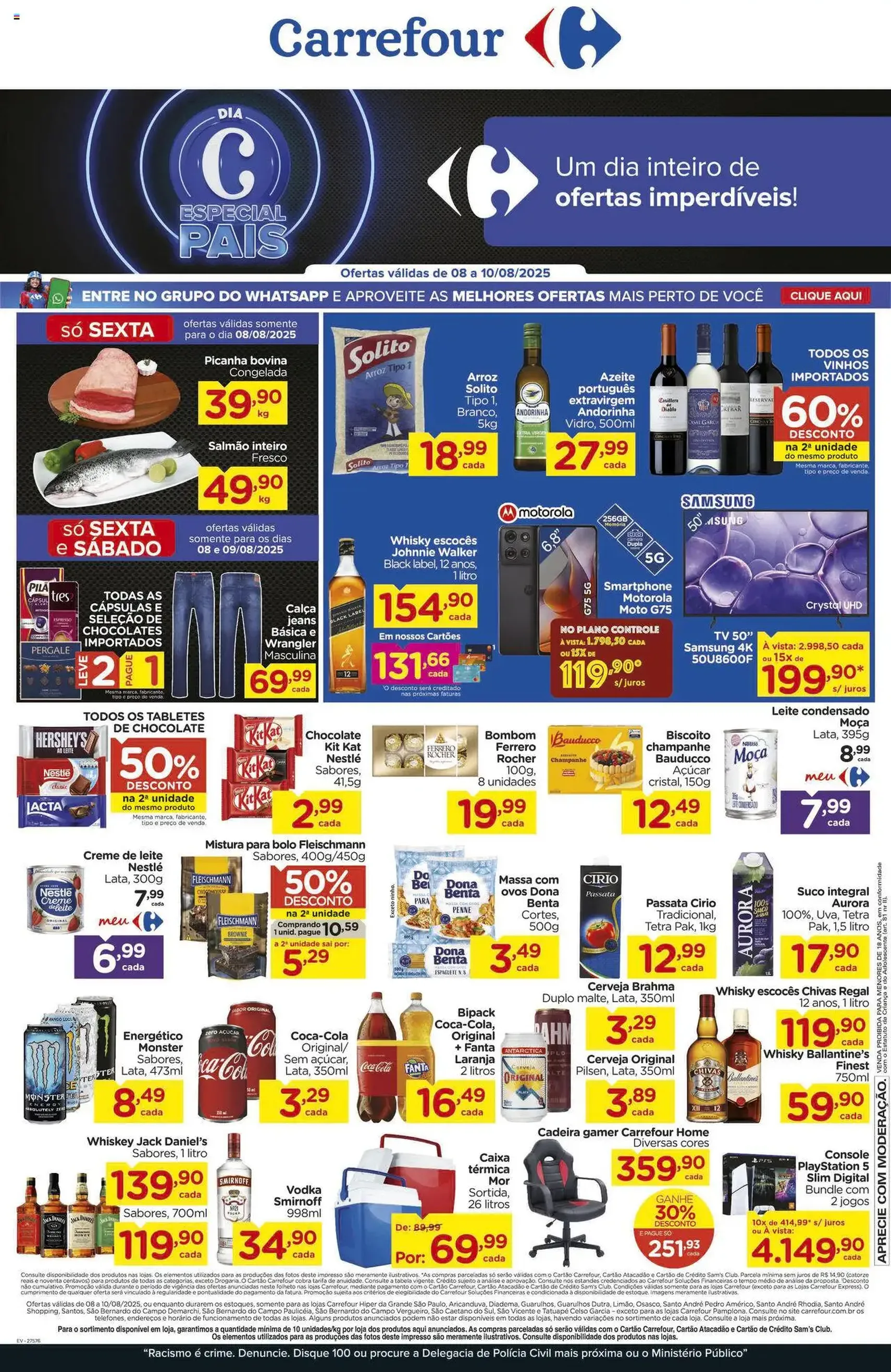 Carrefour - Ofertas da semana - folheto válido a partir de 08/08/2025 página 1 de 2