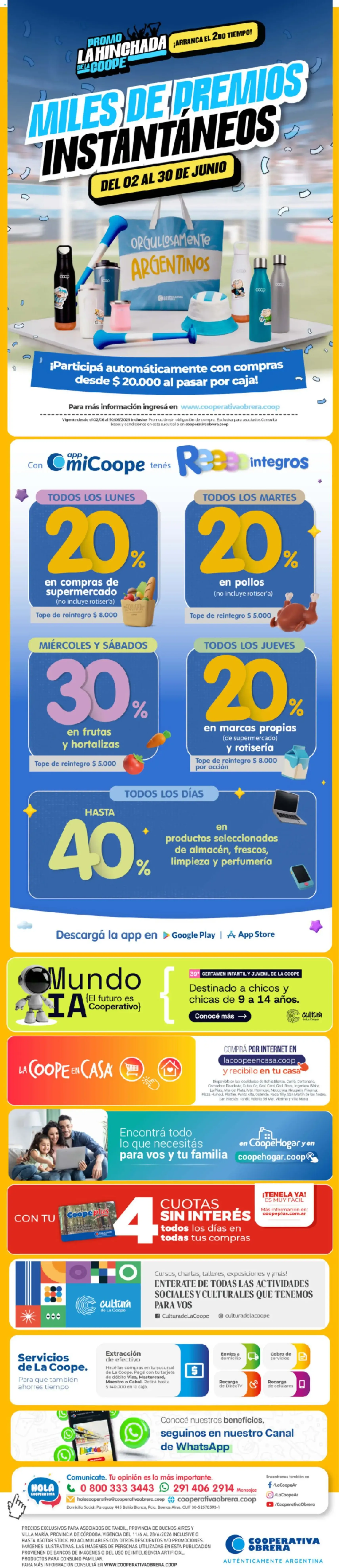 Cooperativa Obrera catálogo - folleto válido desde 11/06/2026 página 9 de 9