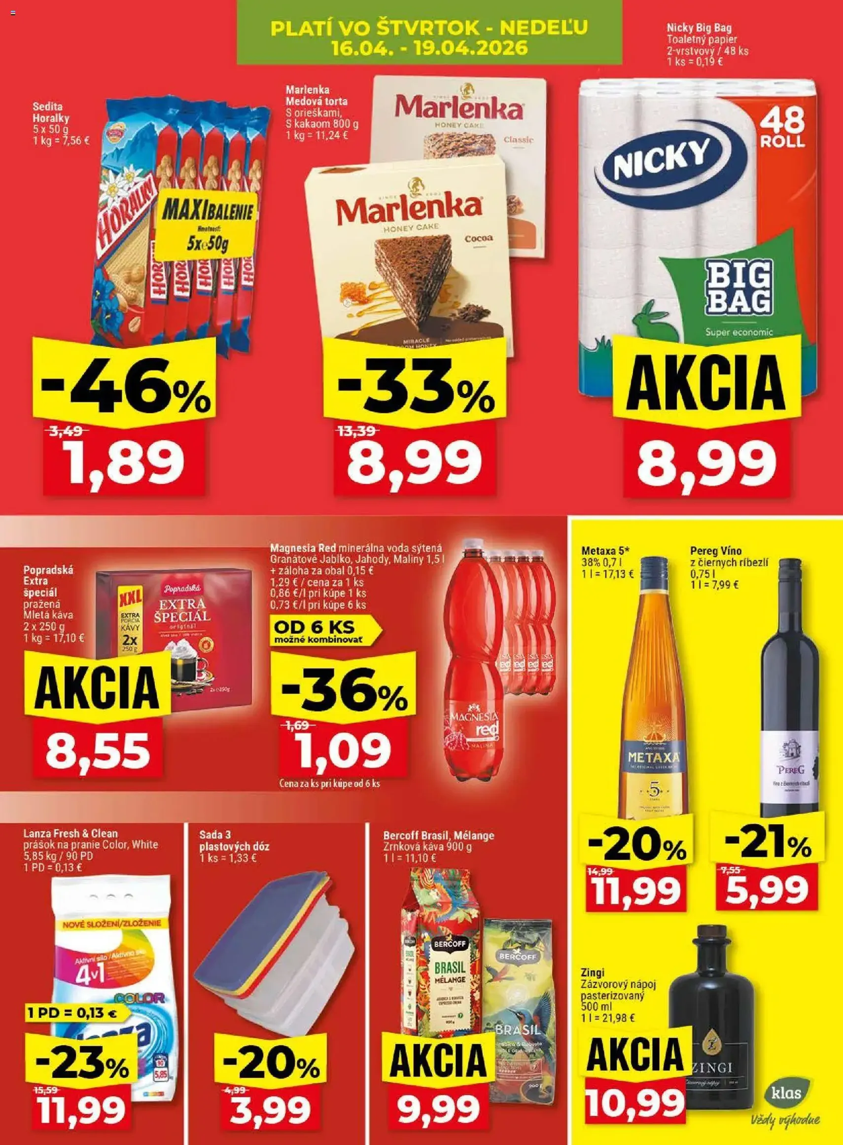 Klas leták - platný leták od 13.04.2026 strana 28 z 29