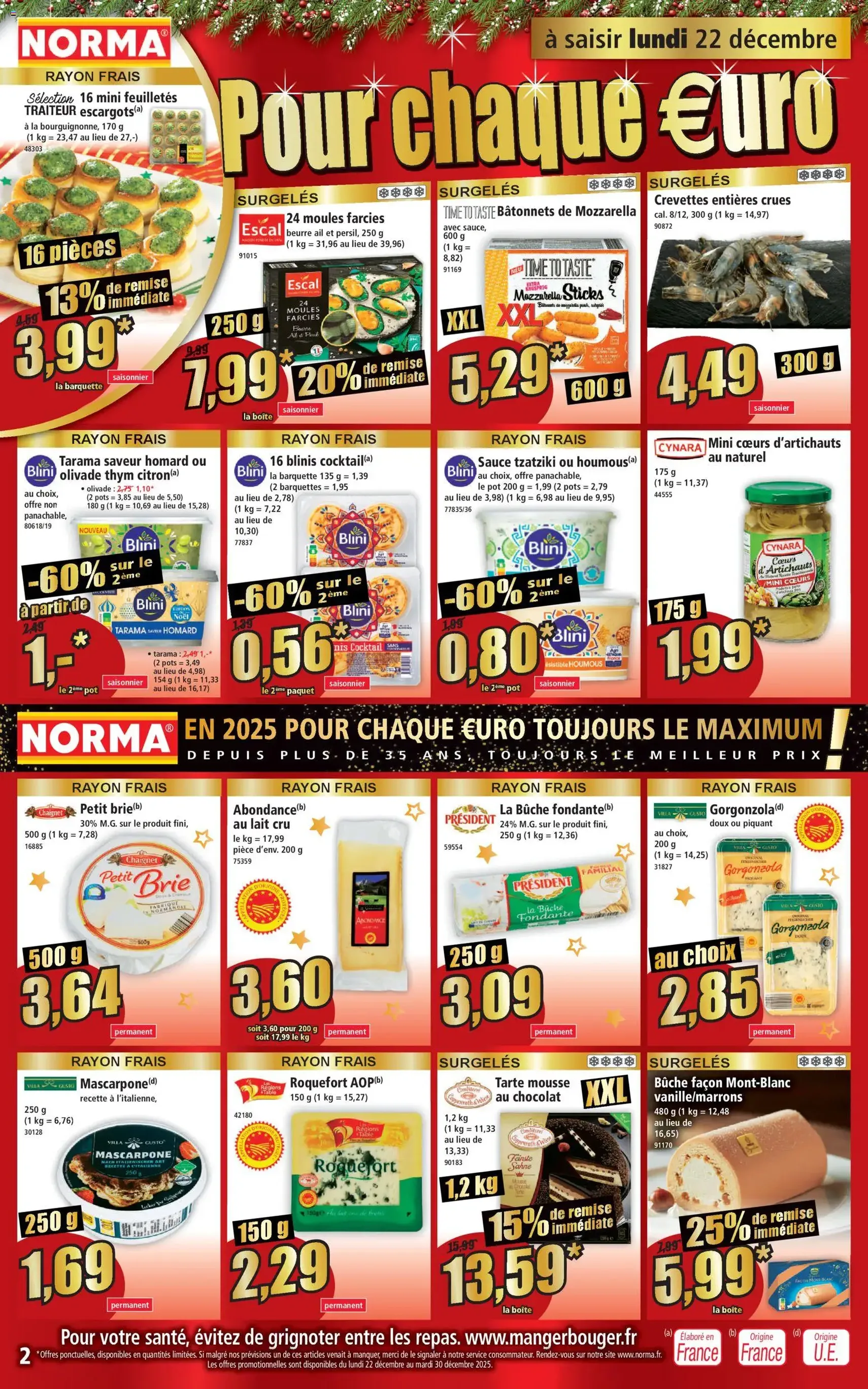 Norma catalogue - brochure valable à partir du 22/12/2025, page 2 sur 12