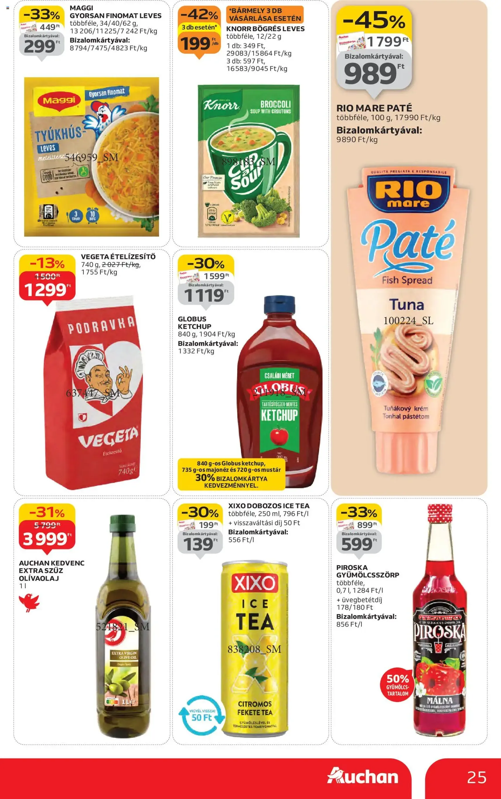 Auchan Akciós újság - 2025.10.30. érvényes szórólap 25 oldal 58 oldalból Auchan Akciós újság - 2025.10.30. érvényes szórólap 25 oldal 58 oldalból