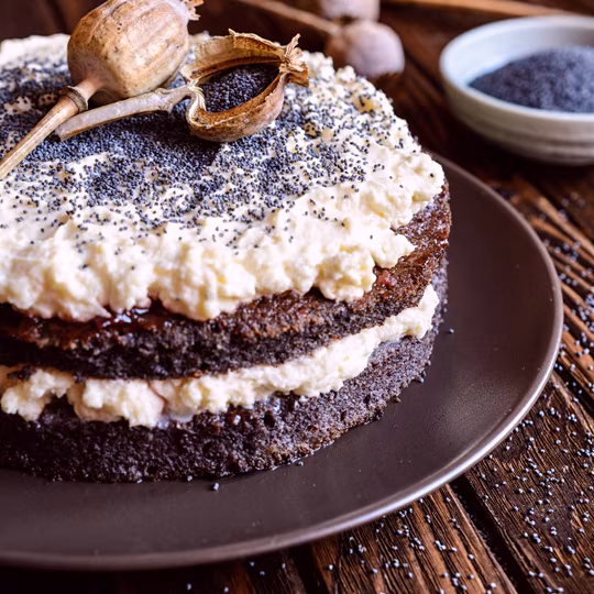 Anteprima ricetta Torta senza glutine ai semi di papavero