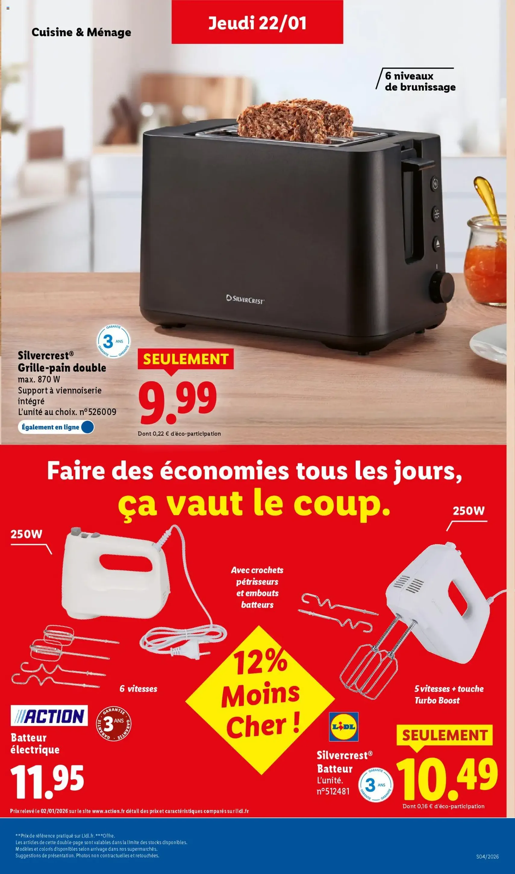 LIDL catalogue semaine 4 - brochure valable à partir du 22/01/2026, page 39 sur 79