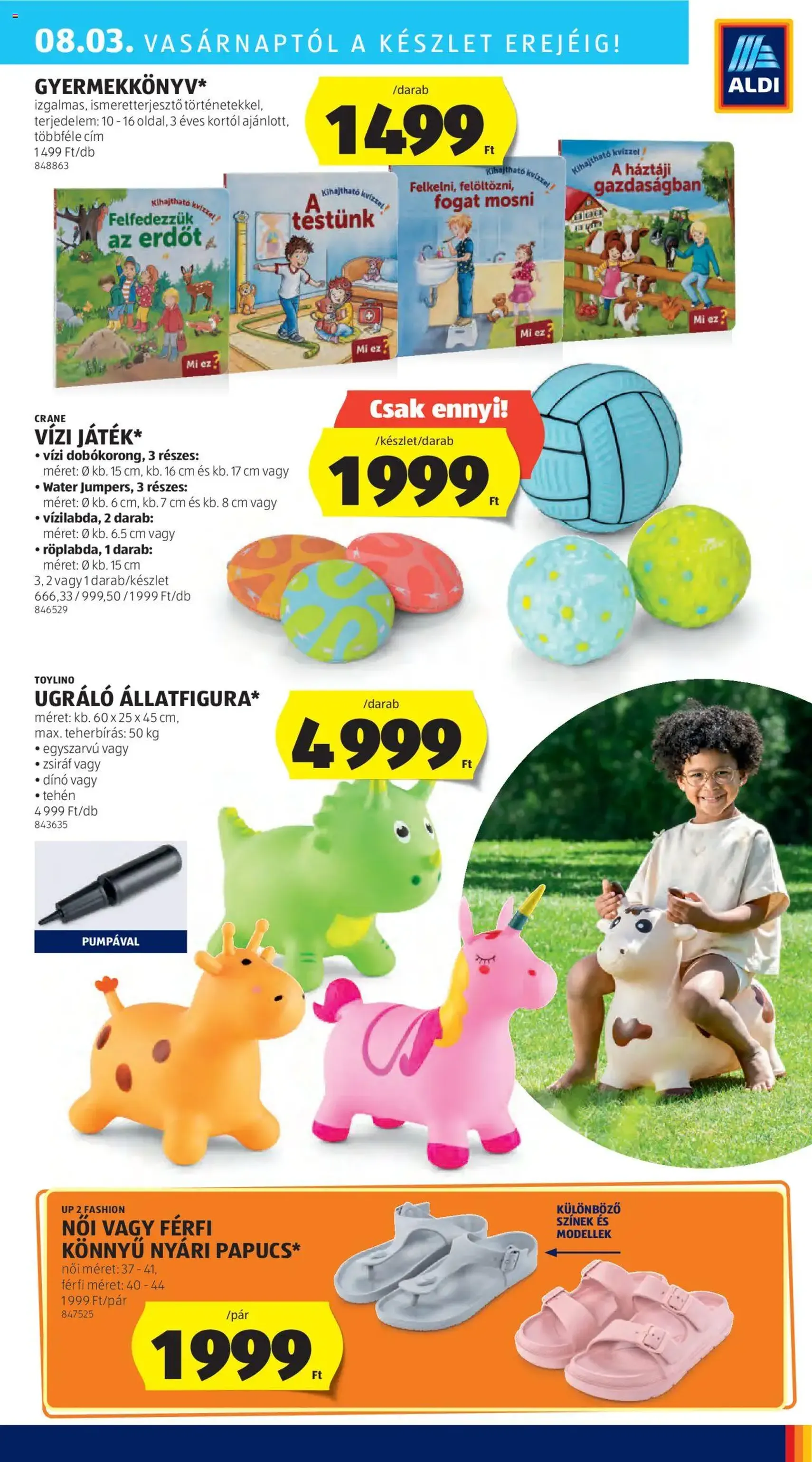 Aldi Akciós újság - 2025.07.31. érvényes szórólap 43 oldal 54 oldalból Aldi Akciós újság - 2025.07.31. érvényes szórólap 43 oldal 54 oldalból