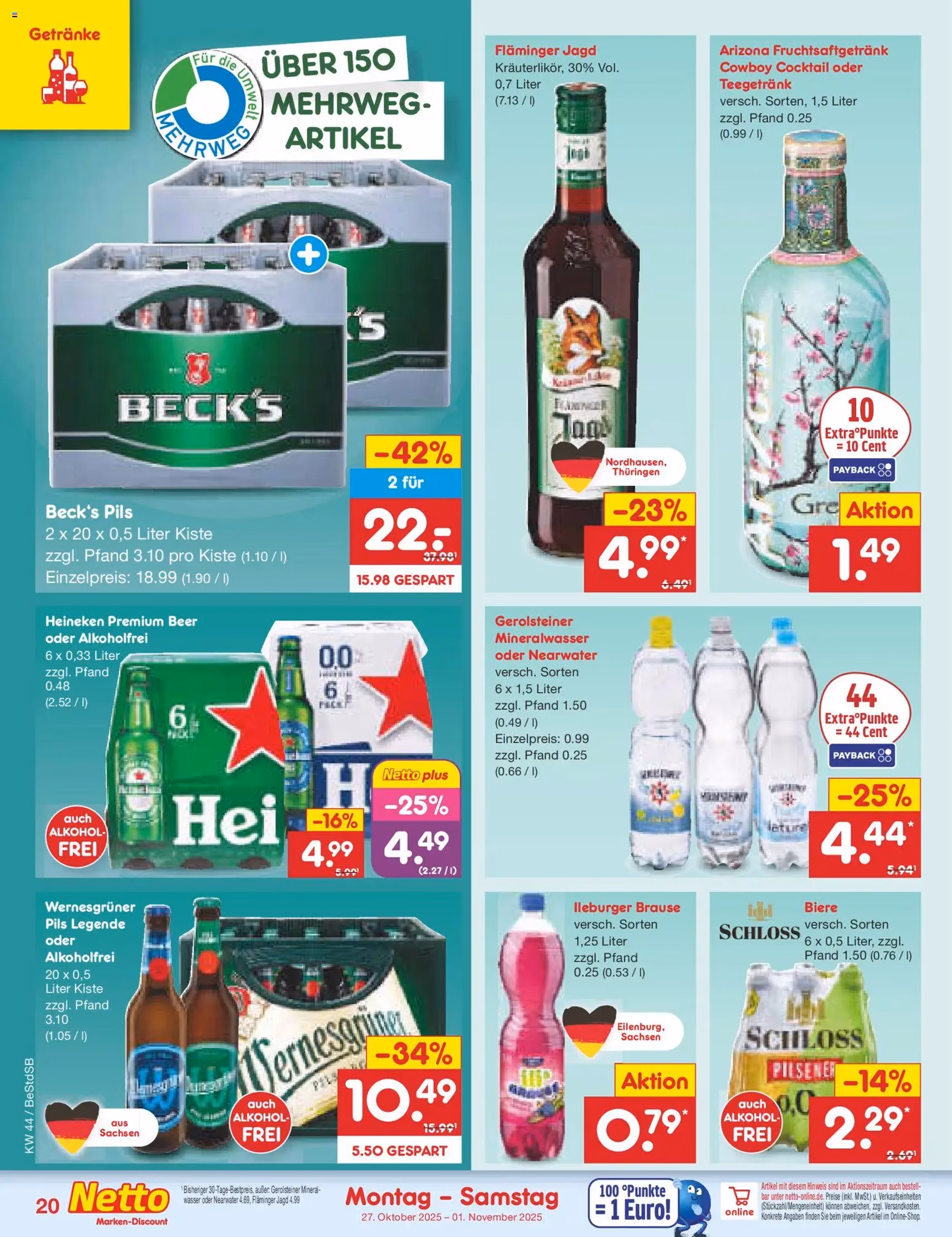 Netto Marken-Discount Prospekt - Gültiger Prospekt ab 27.10.2025, Seite 22 von insgesamt 65 Netto Marken-Discount Prospekt - Gültiger Prospekt ab 27.10.2025, Seite 22 von insgesamt 65