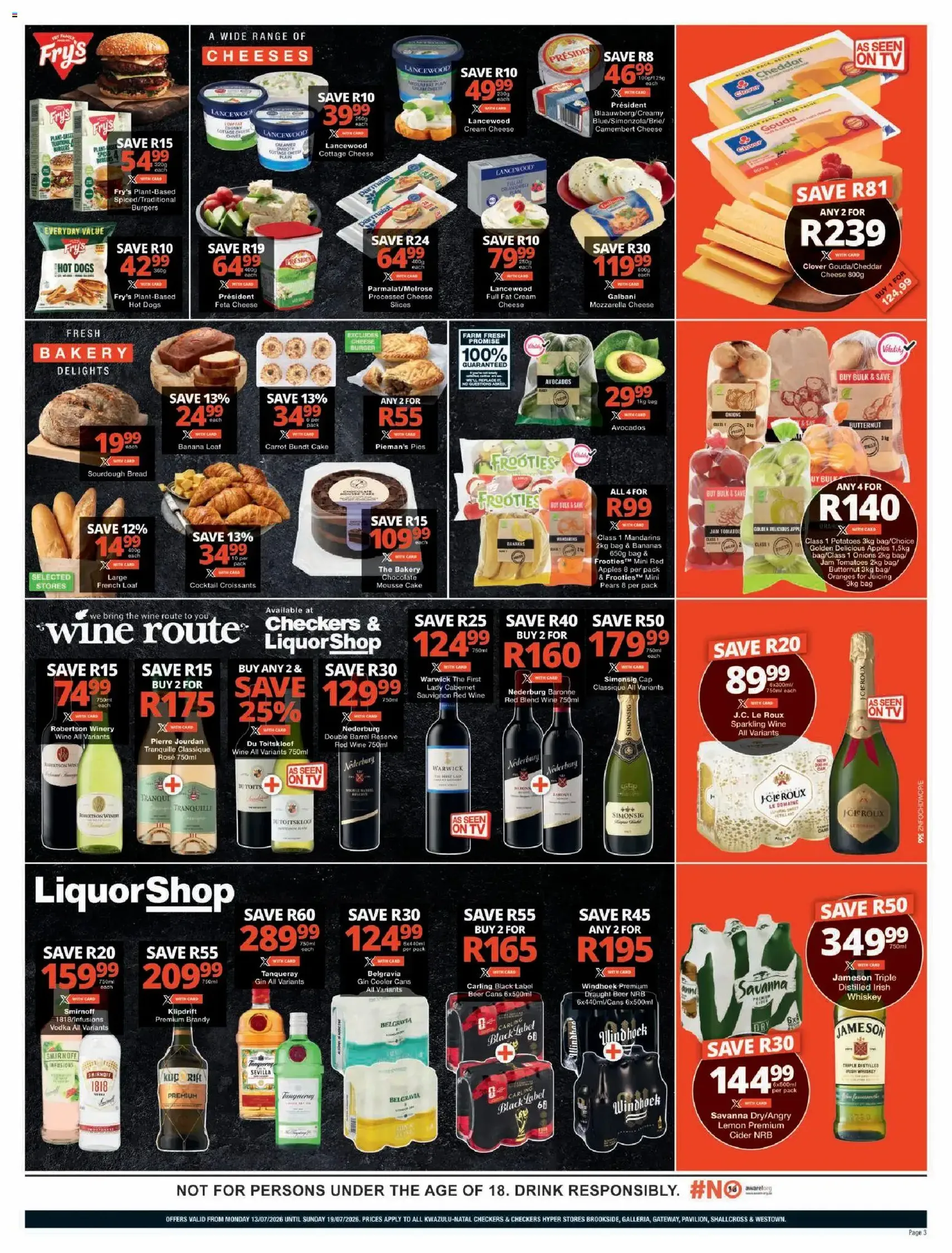 Checkers Specials - valid flyer from 13/07/2026, page 3 of 10