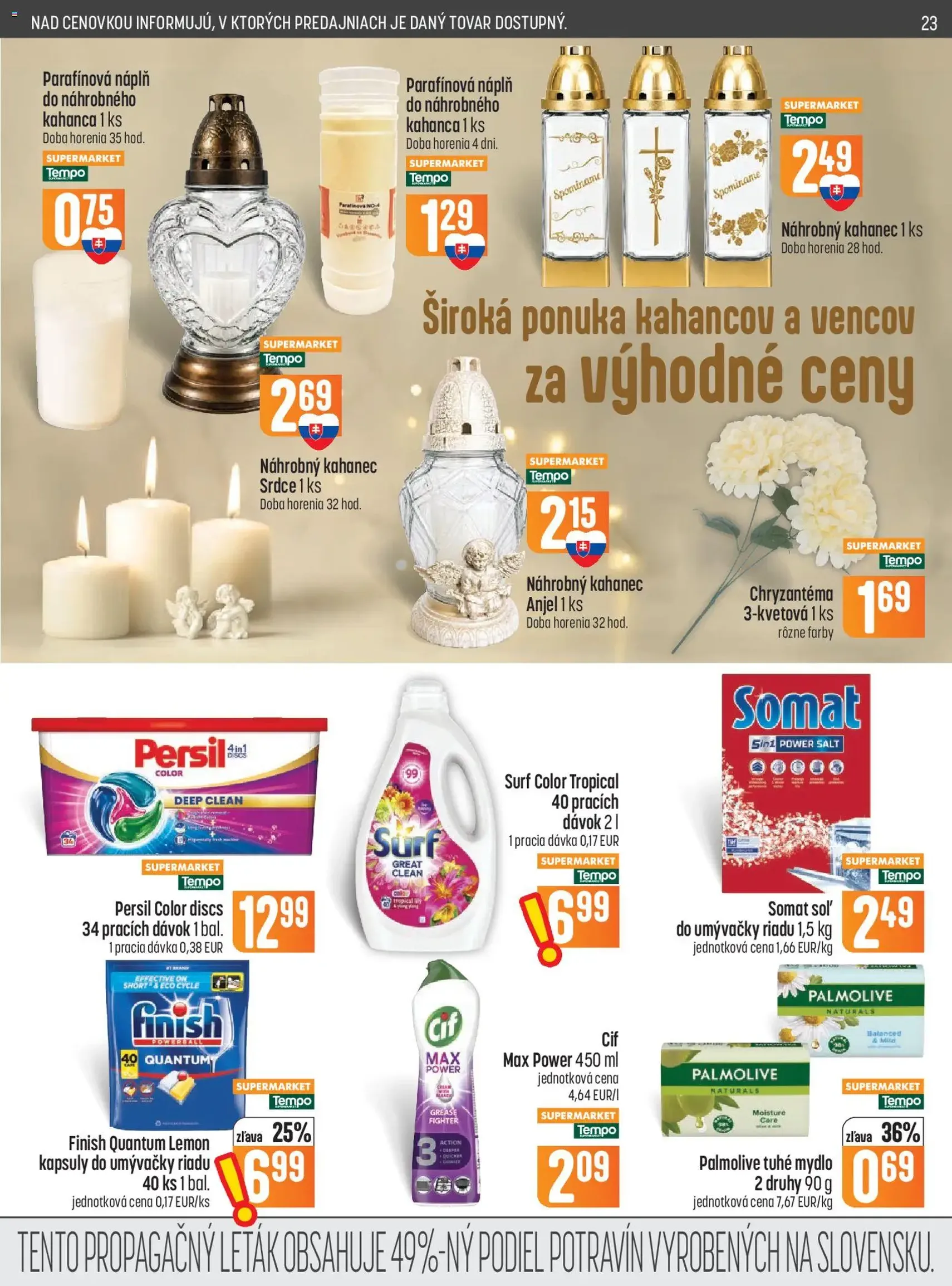 COOP Jednota leták - platný leták od 01.10.2026 strana 23 z 28