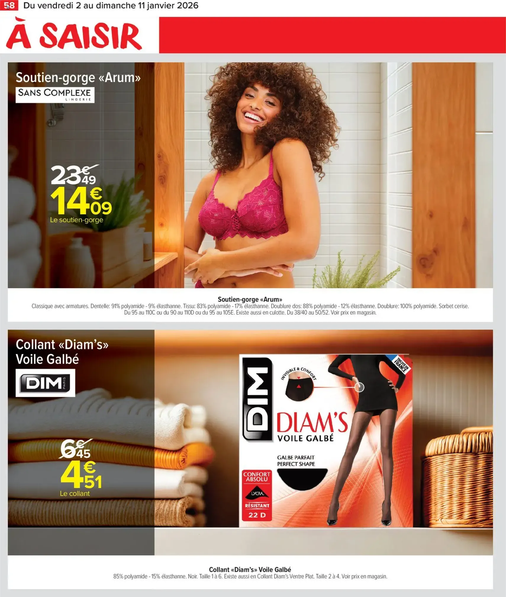 Carrefour Market catalogue semaine 1 - brochure valable à partir du 02/01/2026, page 60 sur 64