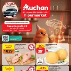 Auchan akciós újság - szórólap előnézete érvényes 2026.05.07. -tól