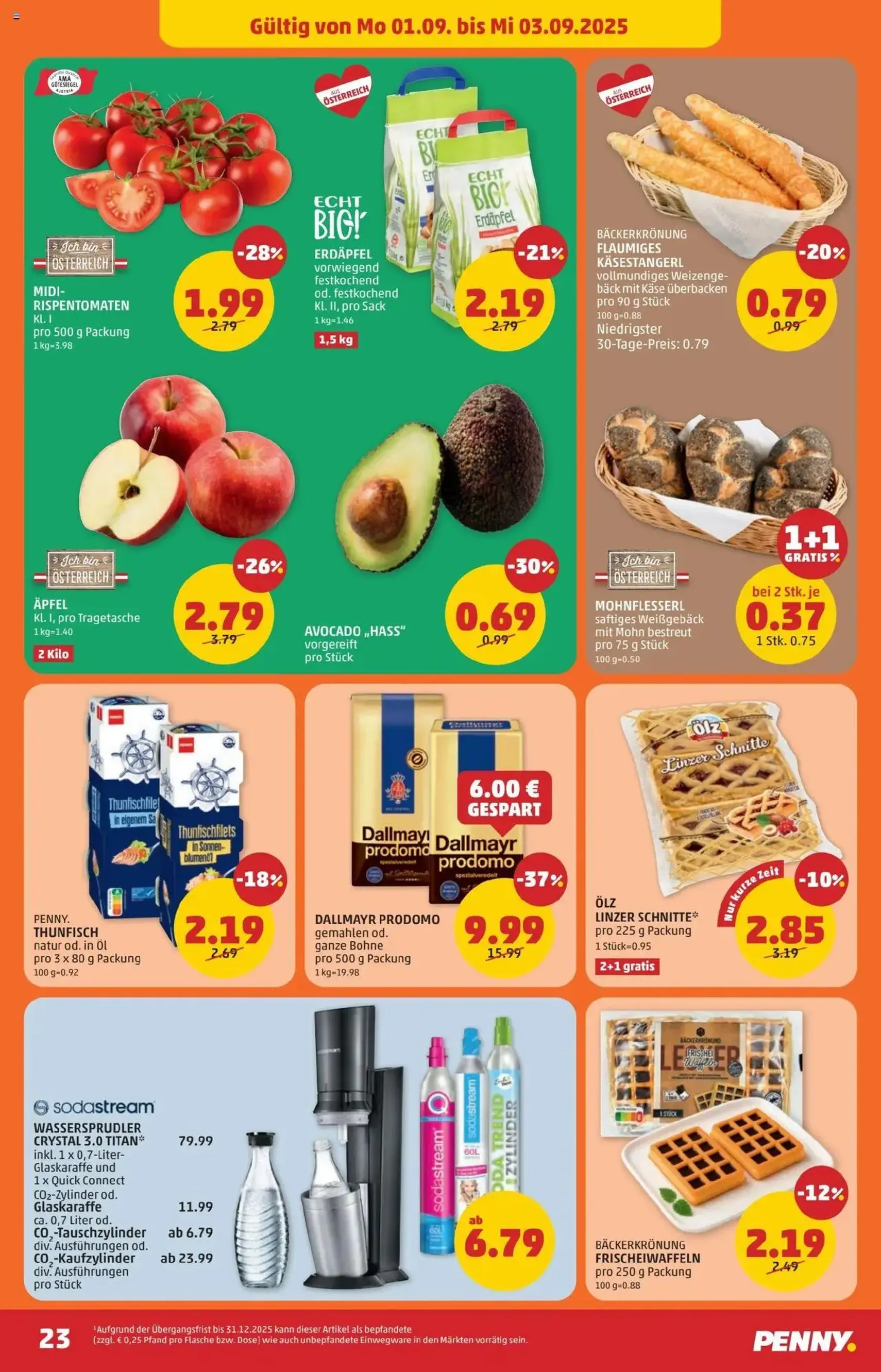 Penny Markt Flugblatt - Gültiger Prospekt ab 28.08.2025, Seite 23 von insgesamt 28 Penny Markt Flugblatt - Gültiger Prospekt ab 28.08.2025, Seite 23 von insgesamt 28