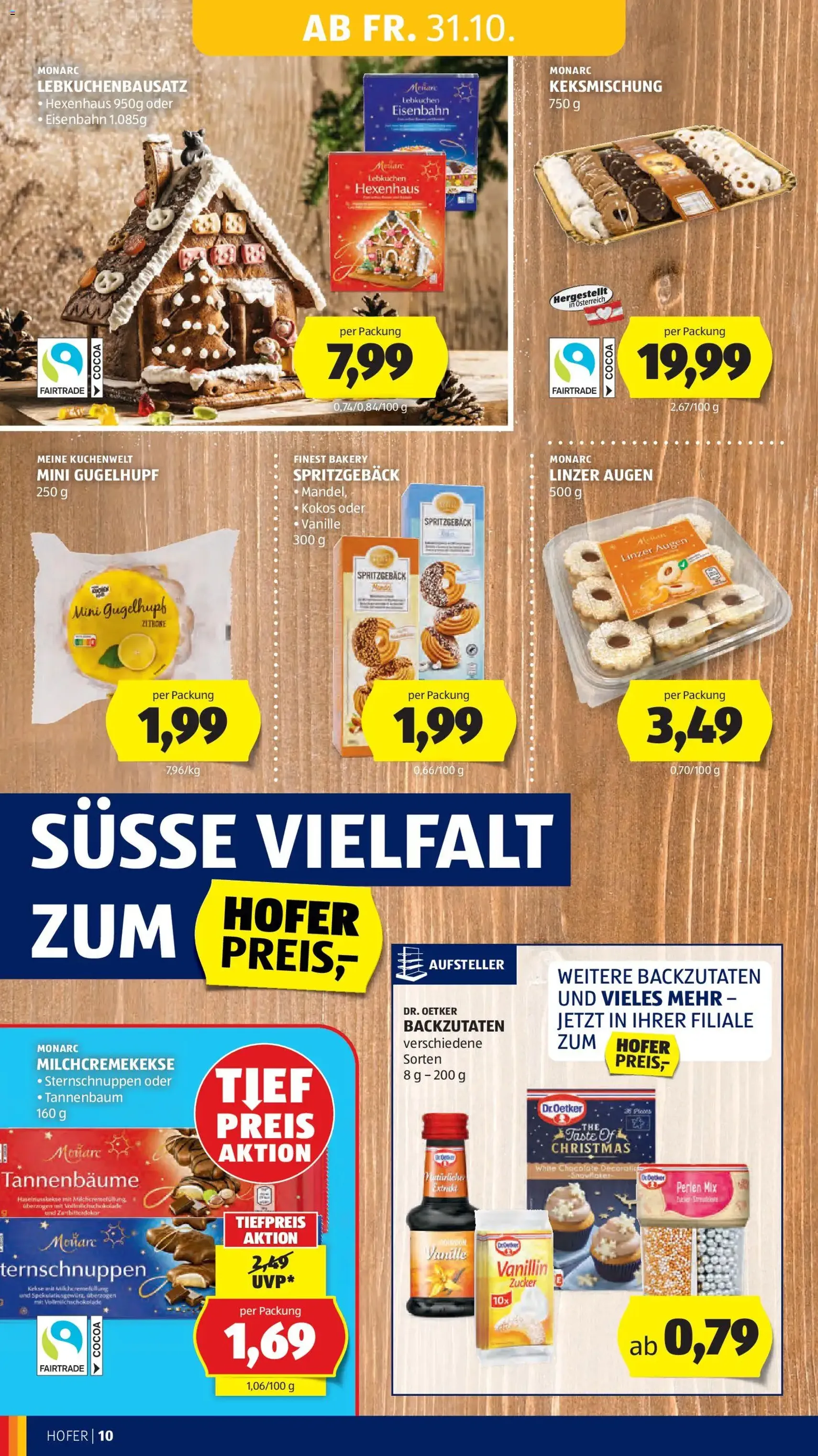 Hofer Flugblatt - Gültiger Prospekt ab 30.10.2025, Seite 12 von insgesamt 45