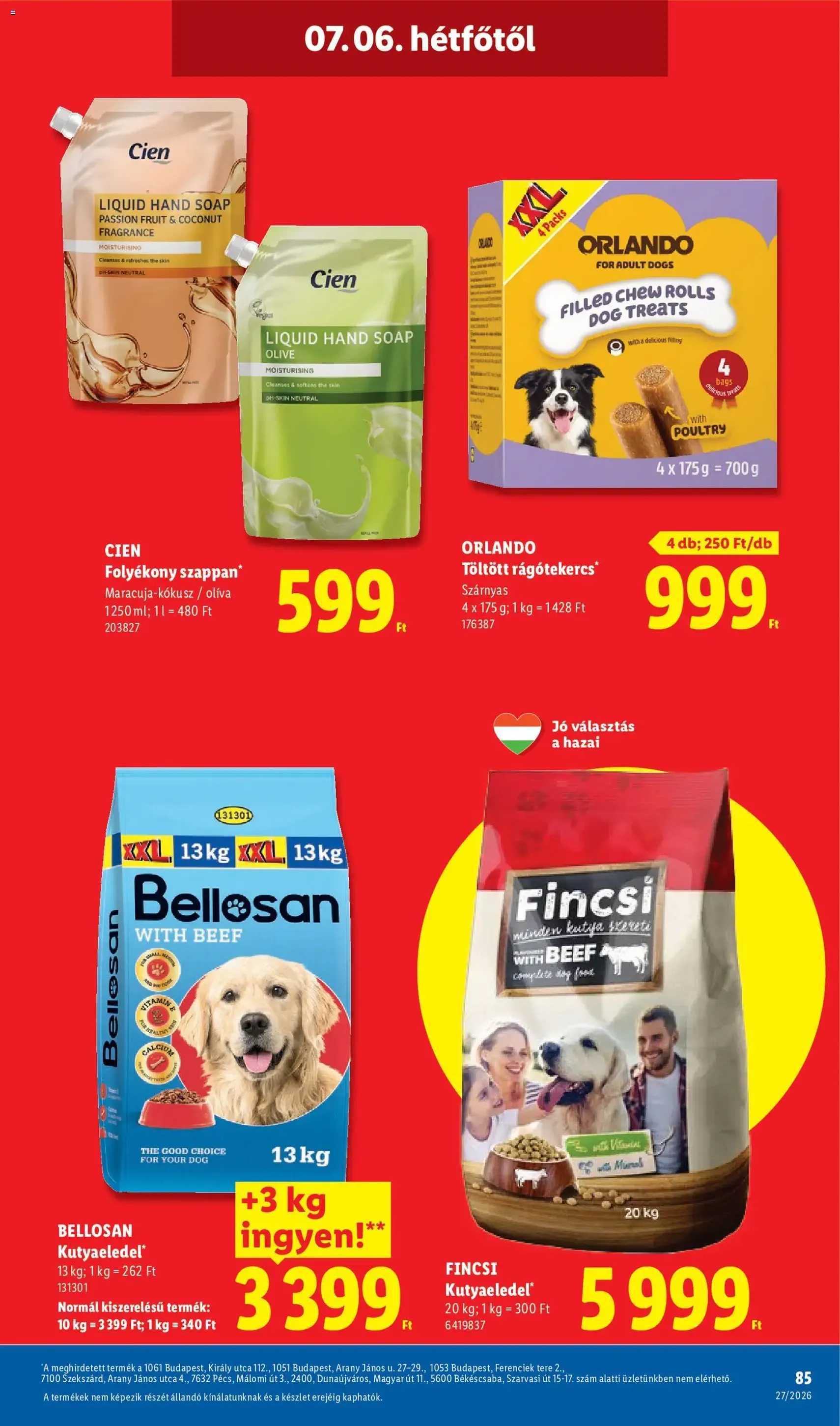 Lidl akciós újság - 2026.07.02. érvényes szórólap 85 oldal 86 oldalból
