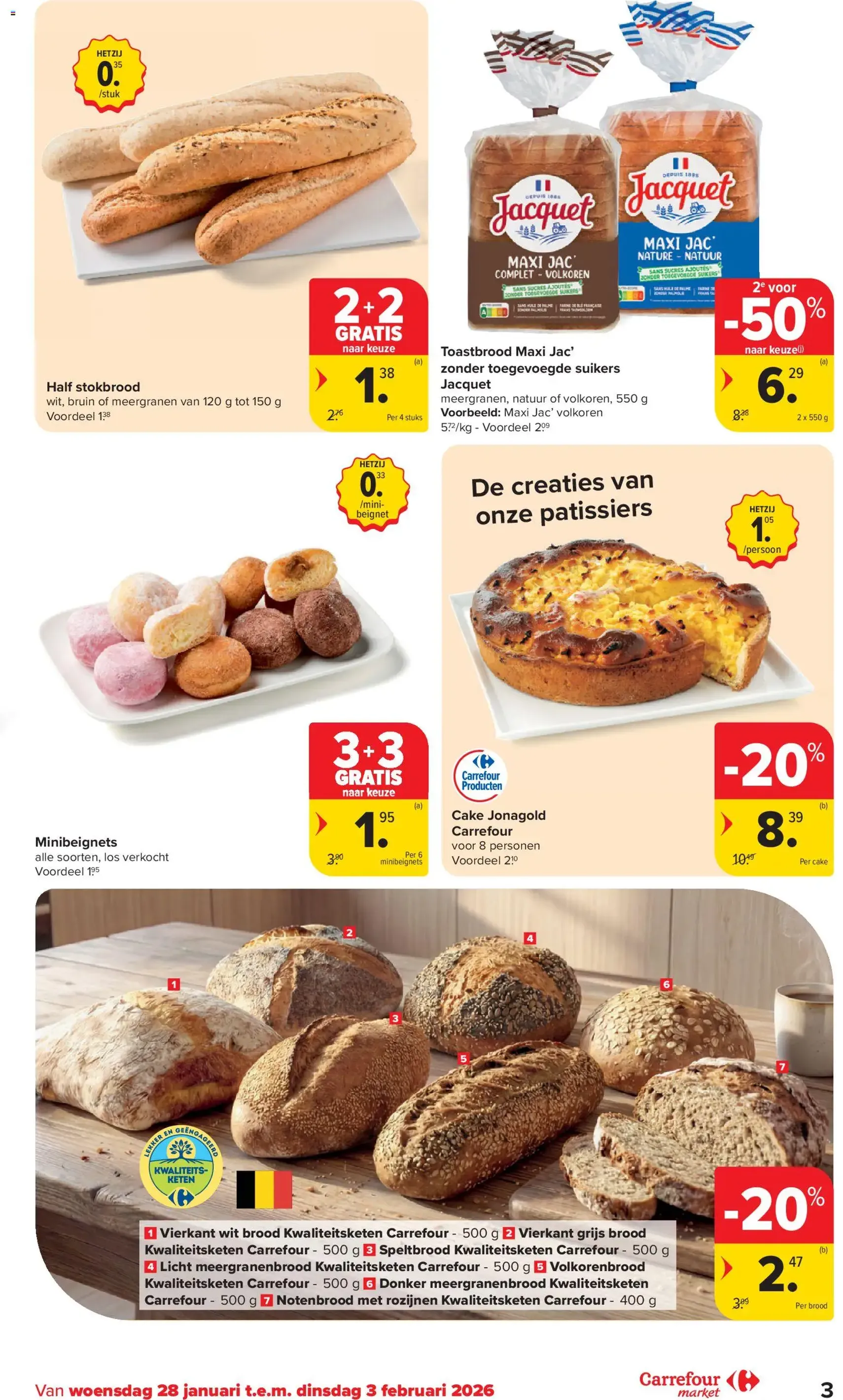 Carrefour market folder week 5 - geldige folder vanaf 28/01/2026 pagina 3 van 24