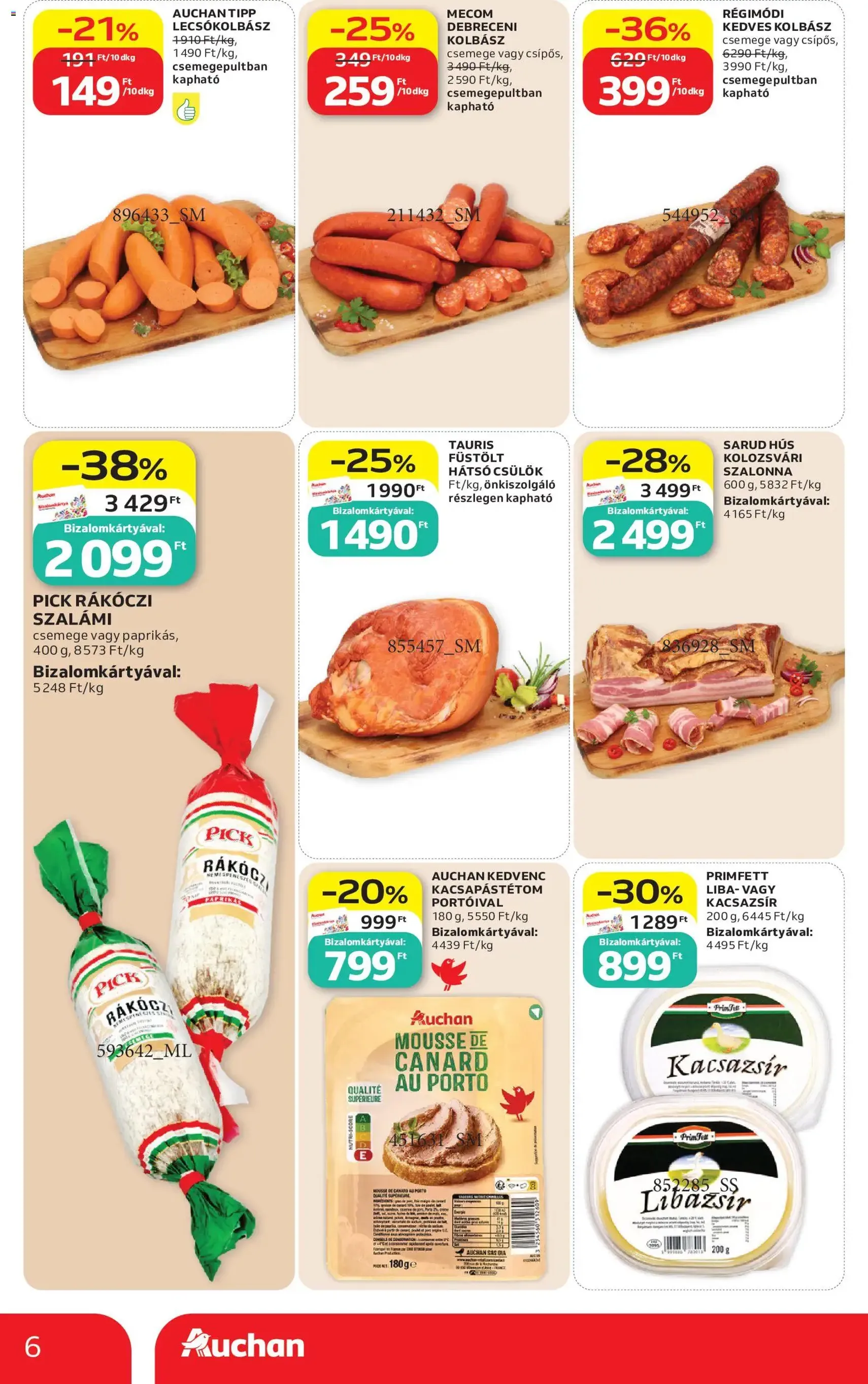Auchan akciós újság - 2026.08.06. érvényes szórólap 6 oldal 48 oldalból