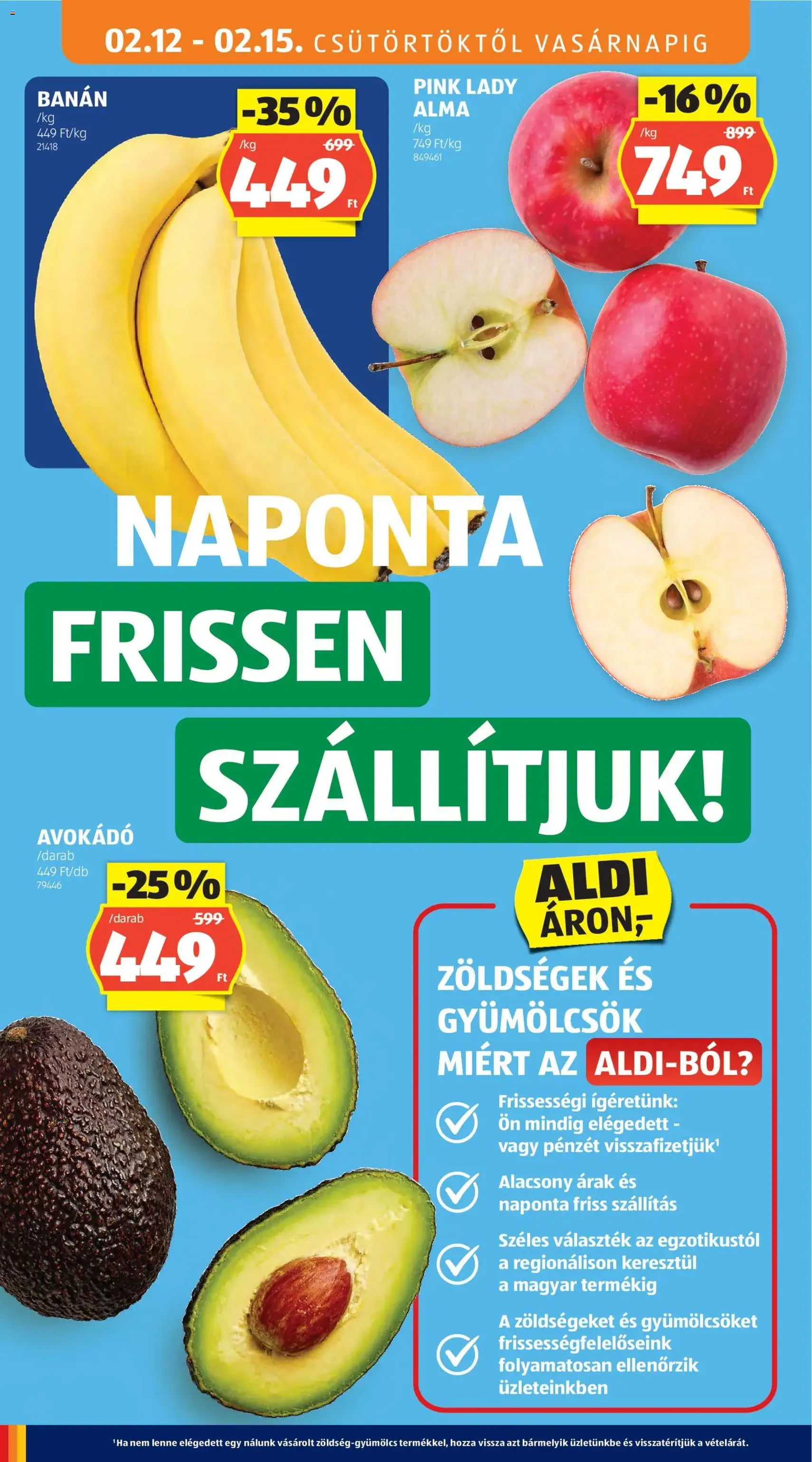 Aldi Akciós újság - 2026.02.12. érvényes szórólap 4 oldal 47 oldalból