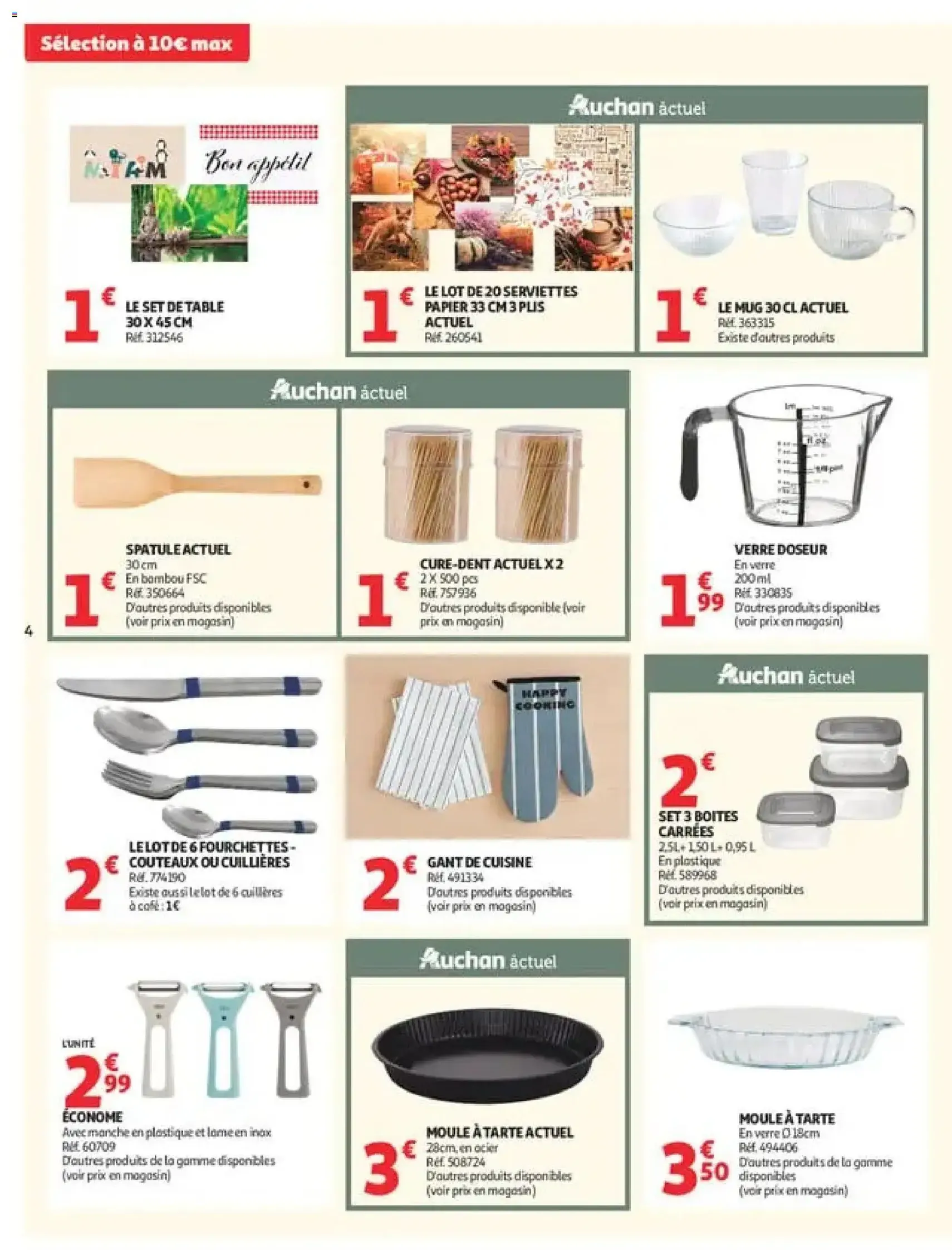 Auchan catalogue - brochure valable à partir du 15/09/2026, page 4 sur 60