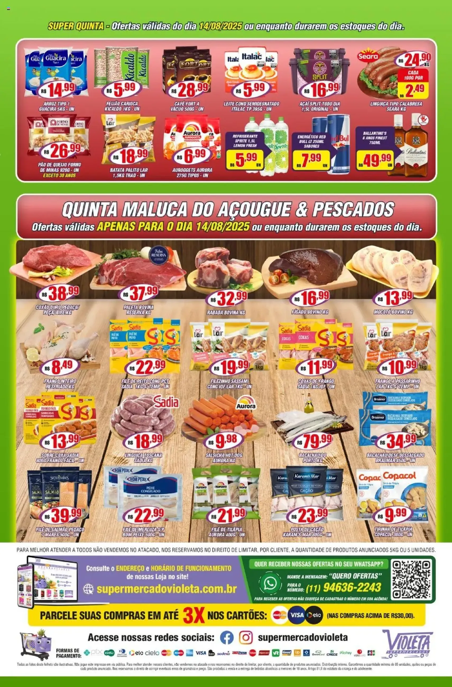 Violeta Supermercados - Ofertas da semana - folheto válido a partir de 12/08/2025 página 2 de 2