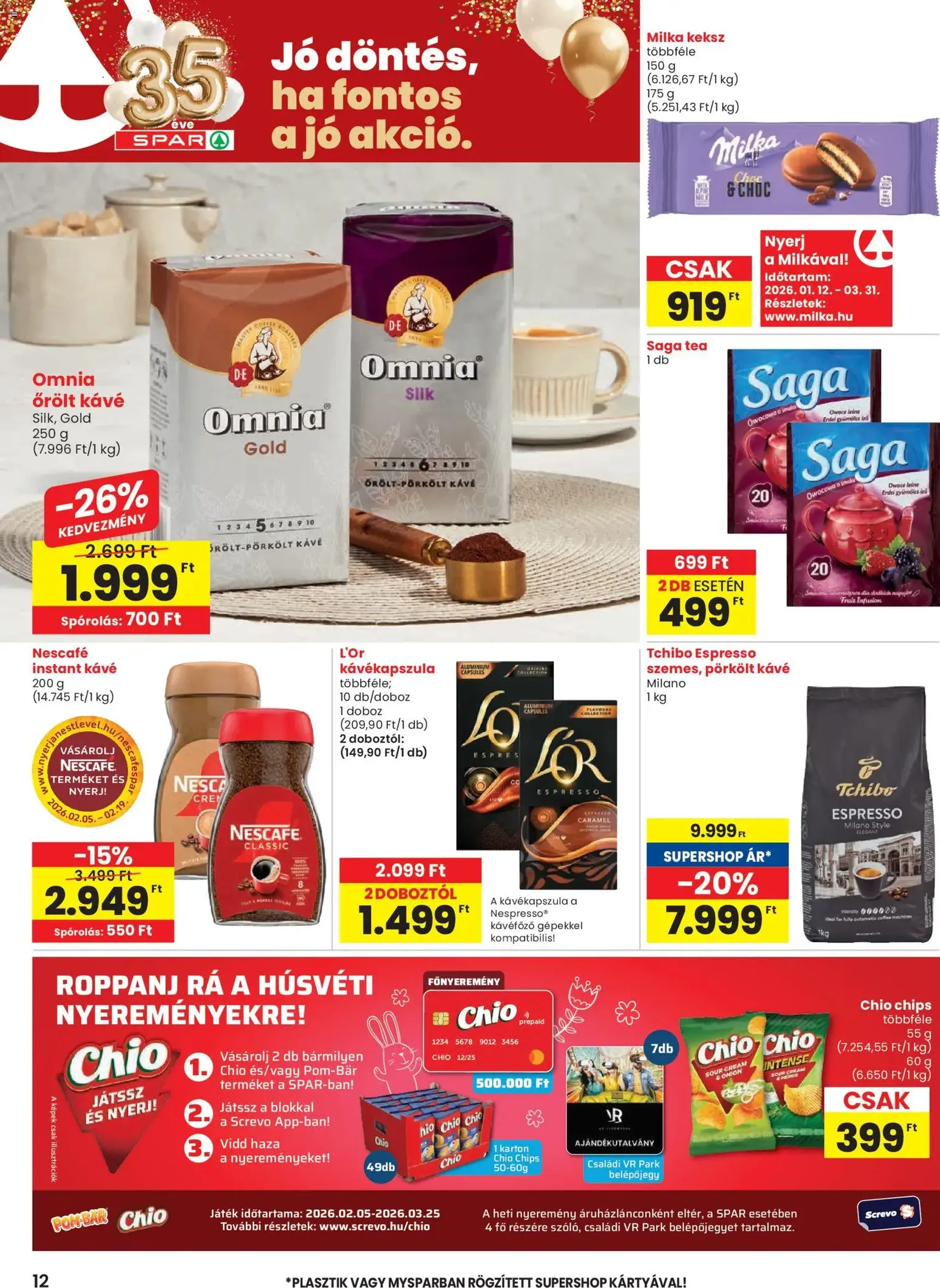 Spar Akciós újság - 2026.02.12. érvényes szórólap 12 oldal 20 oldalból