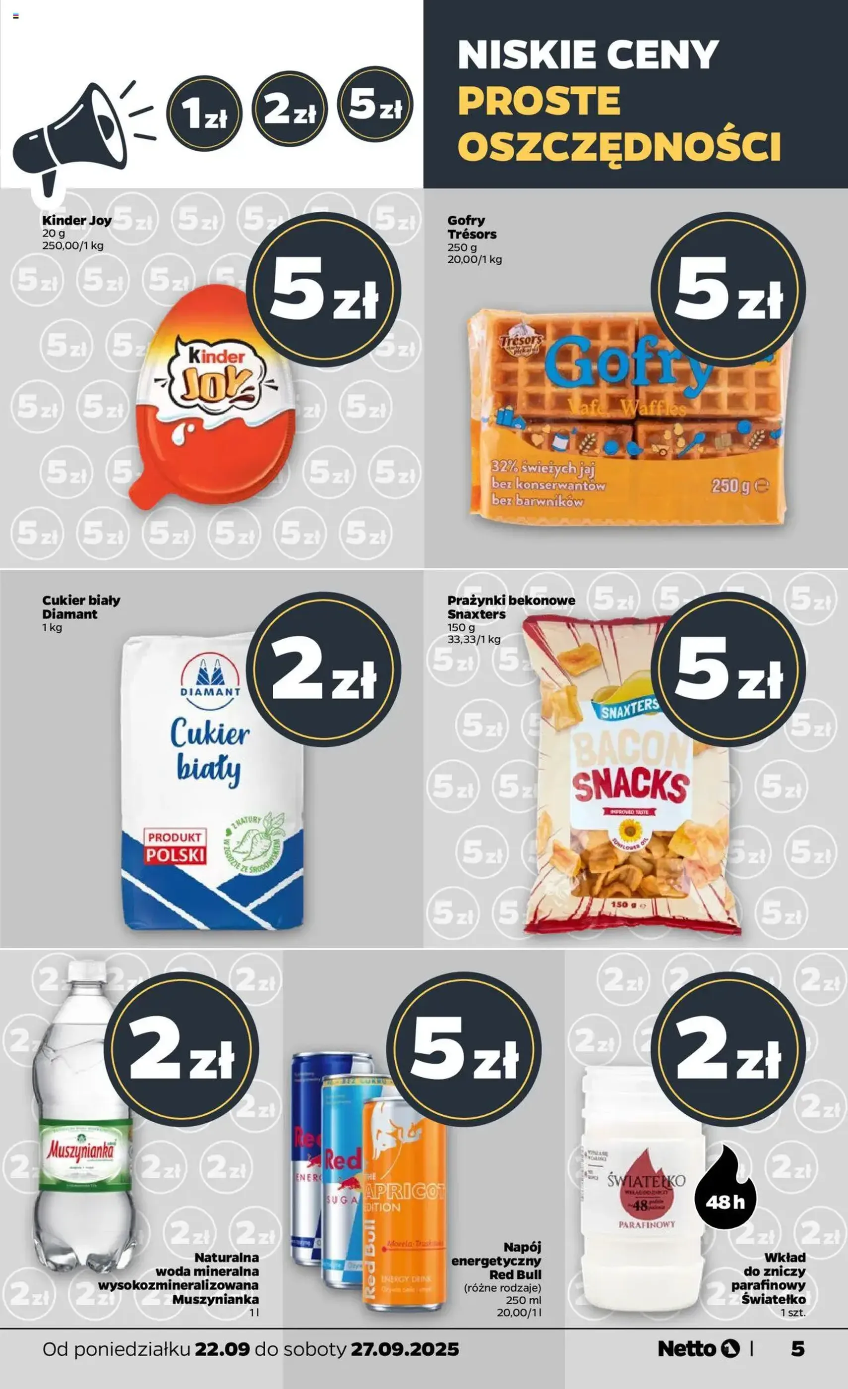 Netto gazetka - Spożywcza - ważny gazetka od 22.09.2025 strona 5 z 33 Netto gazetka - Spożywcza - ważny gazetka od 22.09.2025 strona 5 z 33