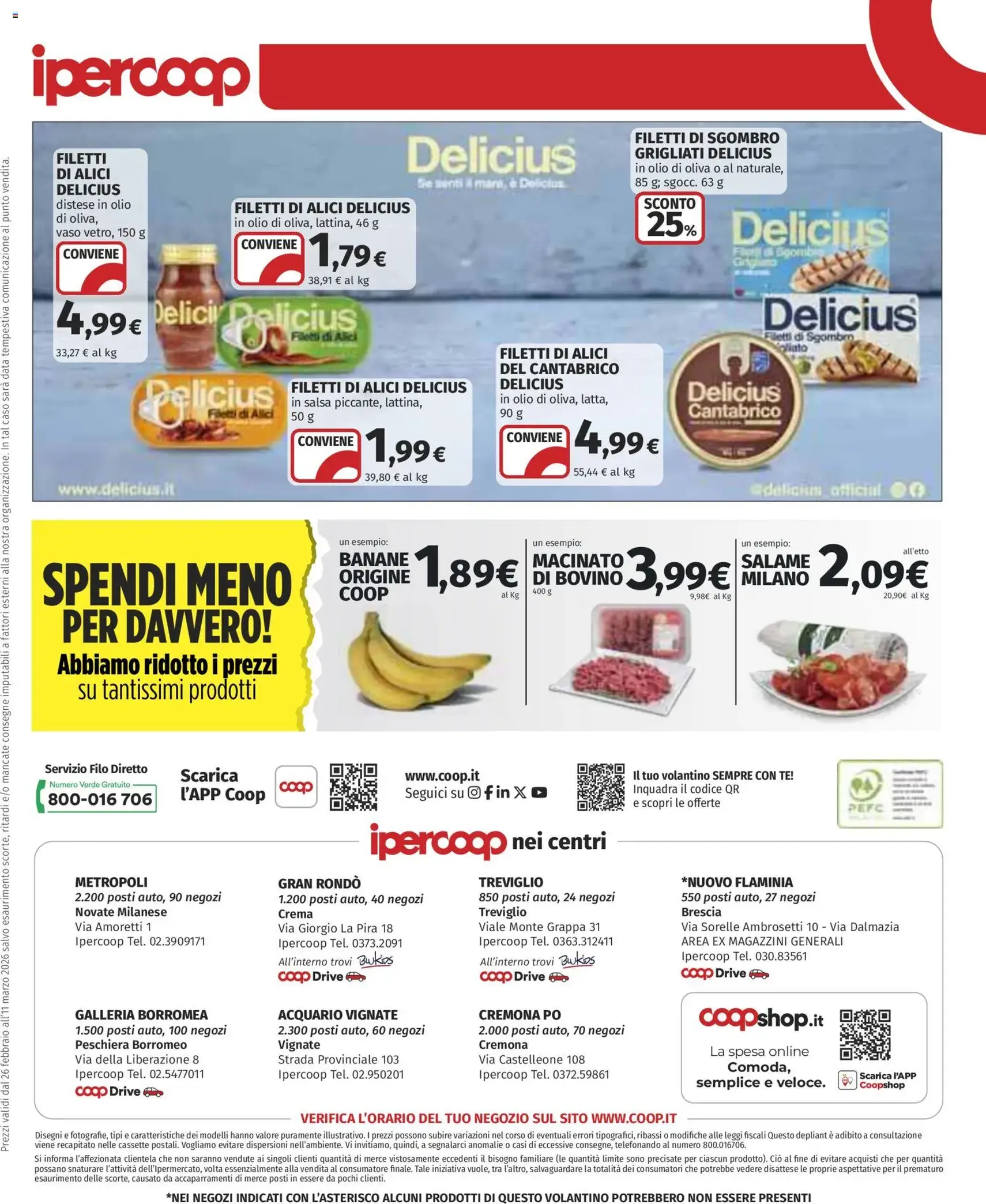 Volantino Ipercoop - volantino valido dal 26/02/2026 pagina 31 di 31