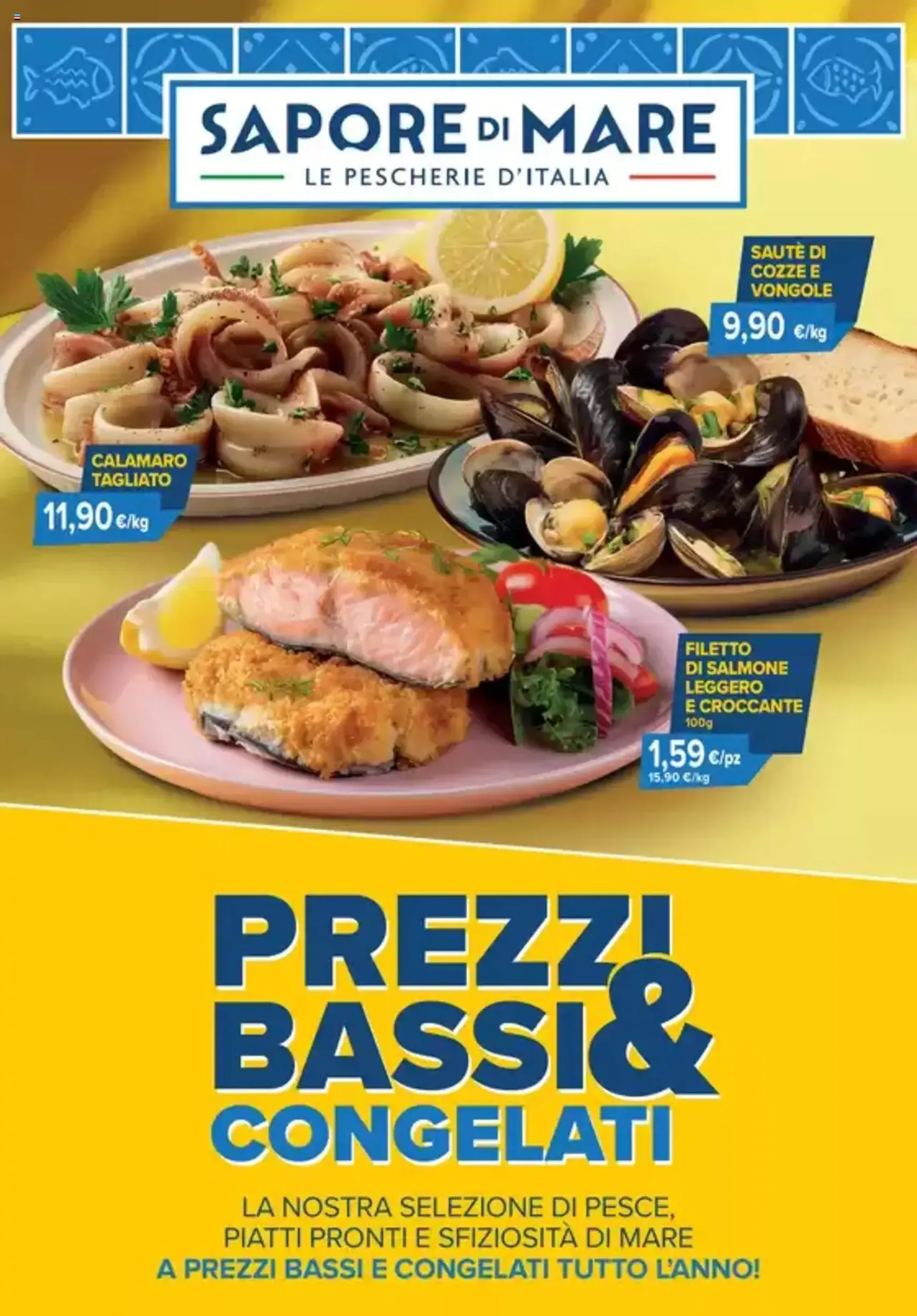 Sapore di mare Prezzi Bassi catalogo - volantino valido dal 21/09/2025 pagina 1 di 4