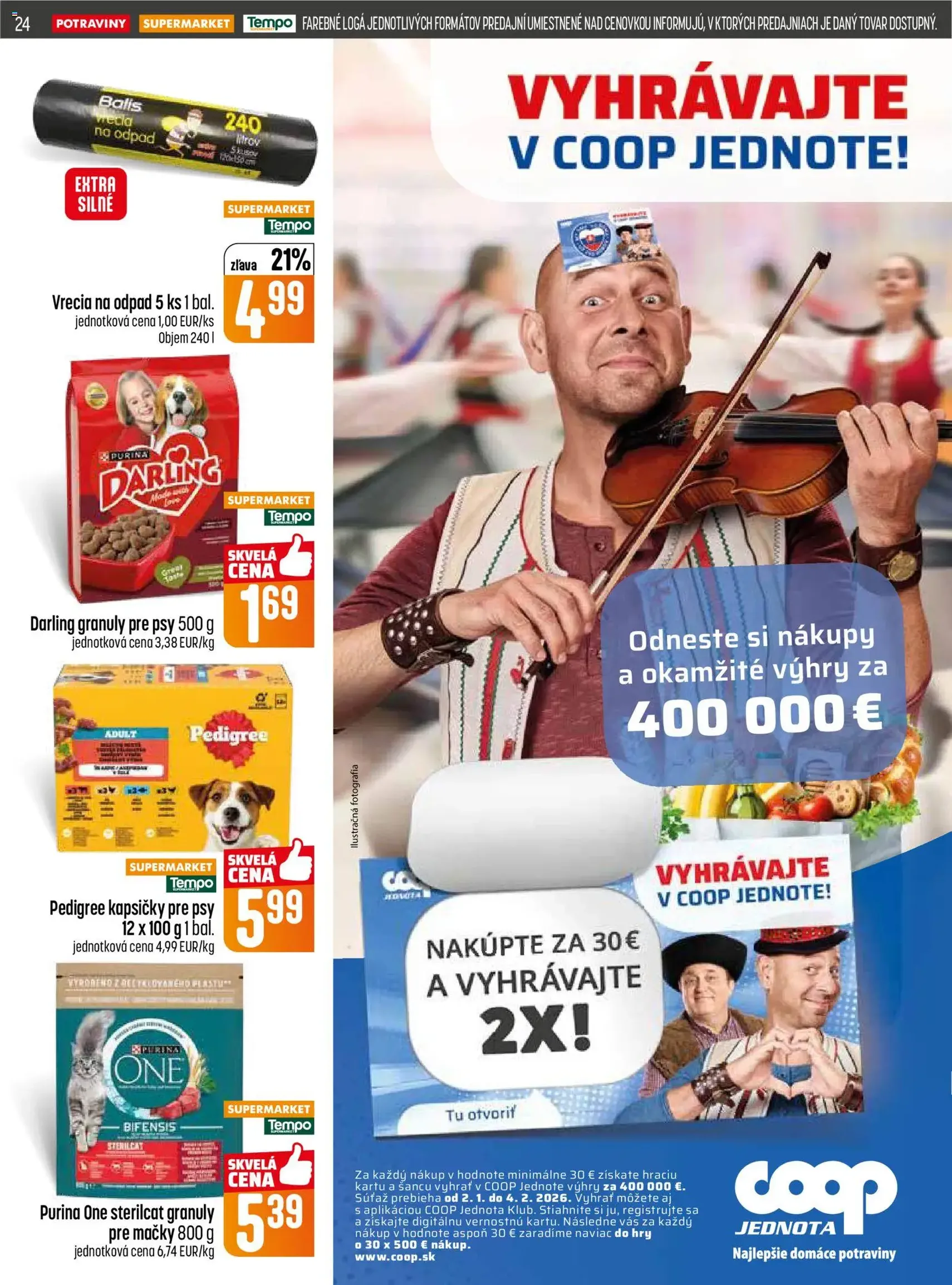 COOP Jednota leták - platný leták od 22.01.2026 strana 24 z 28