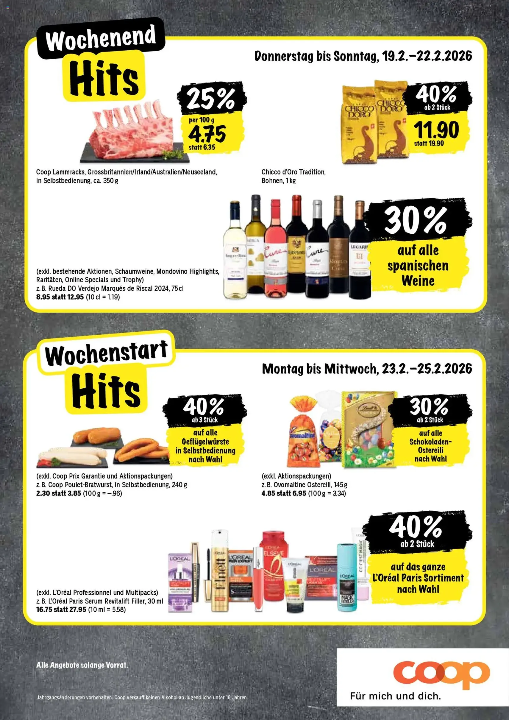 Coop Aktionen - Gültiger Prospekt ab 19.02.2026, Seite 20 von insgesamt 24