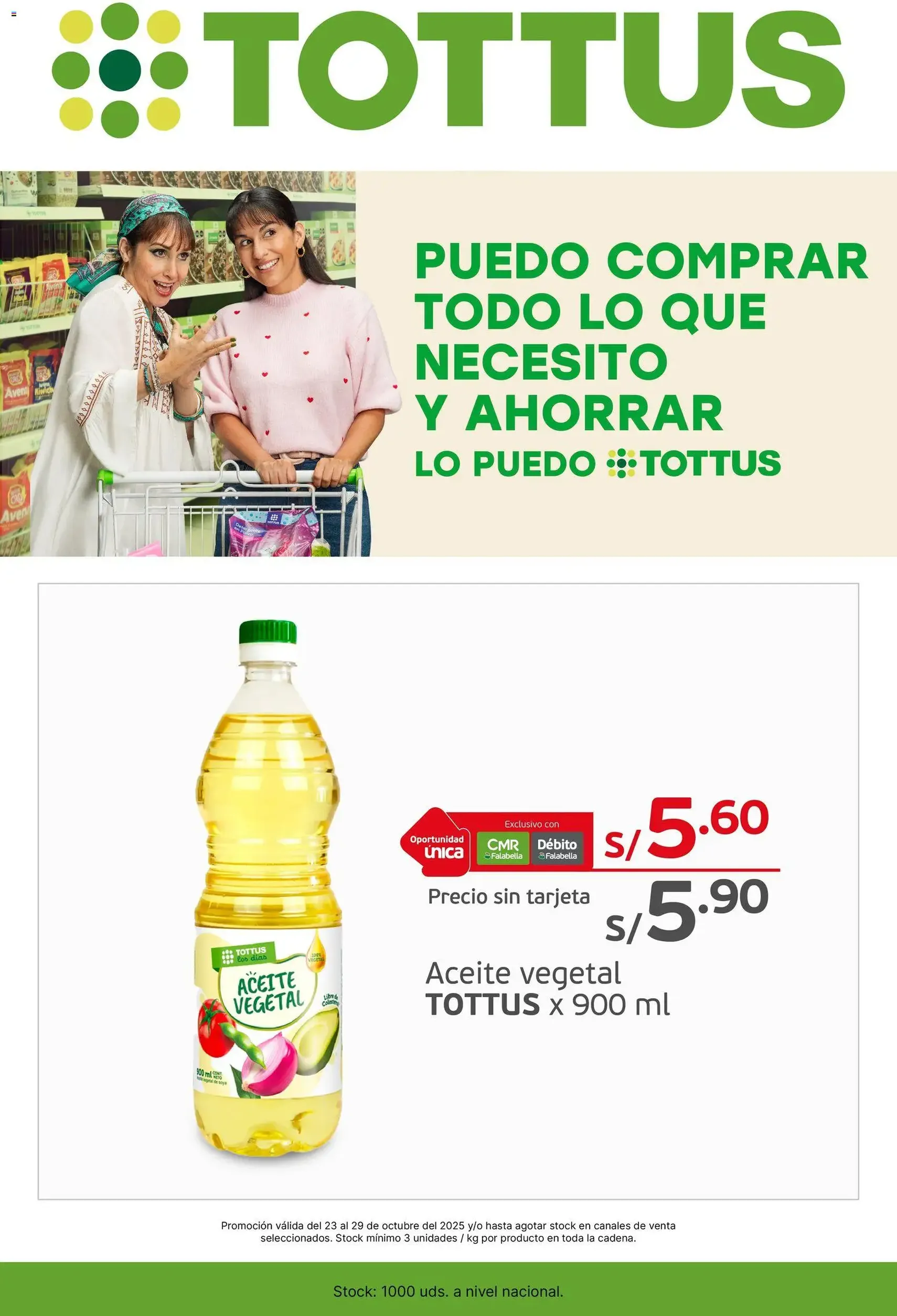 Catálogo Tottus - folleto válido desde 23/10/2025 página 1 de 13 Catálogo Tottus - folleto válido desde 23/10/2025 página 1 de 13