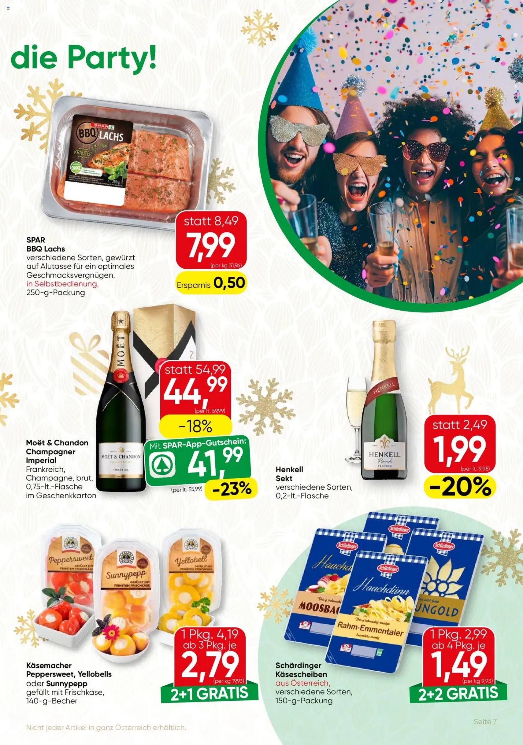 SPAR Gourmet Flugblatt - Gültiger Prospekt ab 23.12.2025, Seite 7 von insgesamt 8