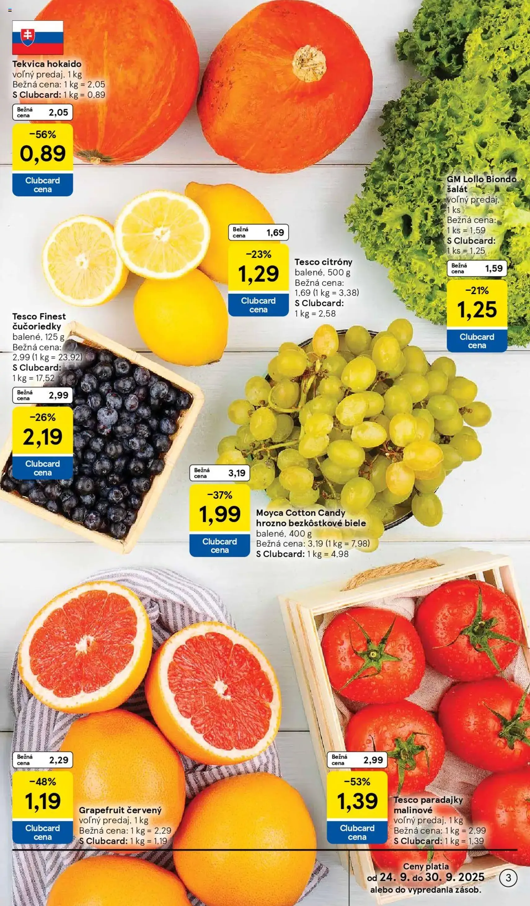 Tesco Hypermarket - leták - platný leták od 24.09.2025 strana 3 z 35