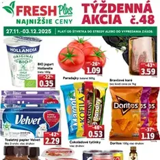 Fresh leták - náhľad letáku platný od 27.11.2025