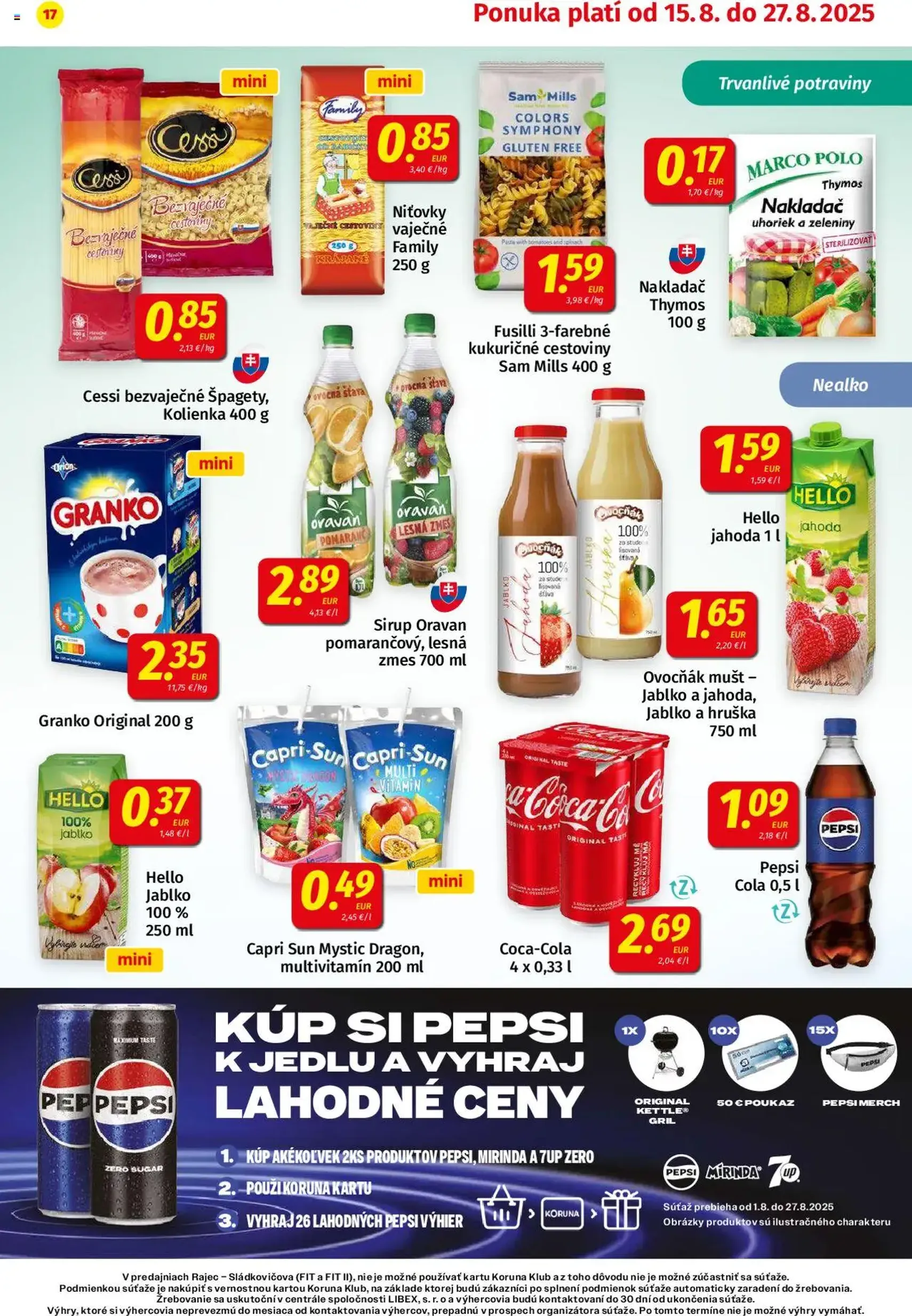 Koruna leták - platný leták od 15.08.2025 strana 17 z 24