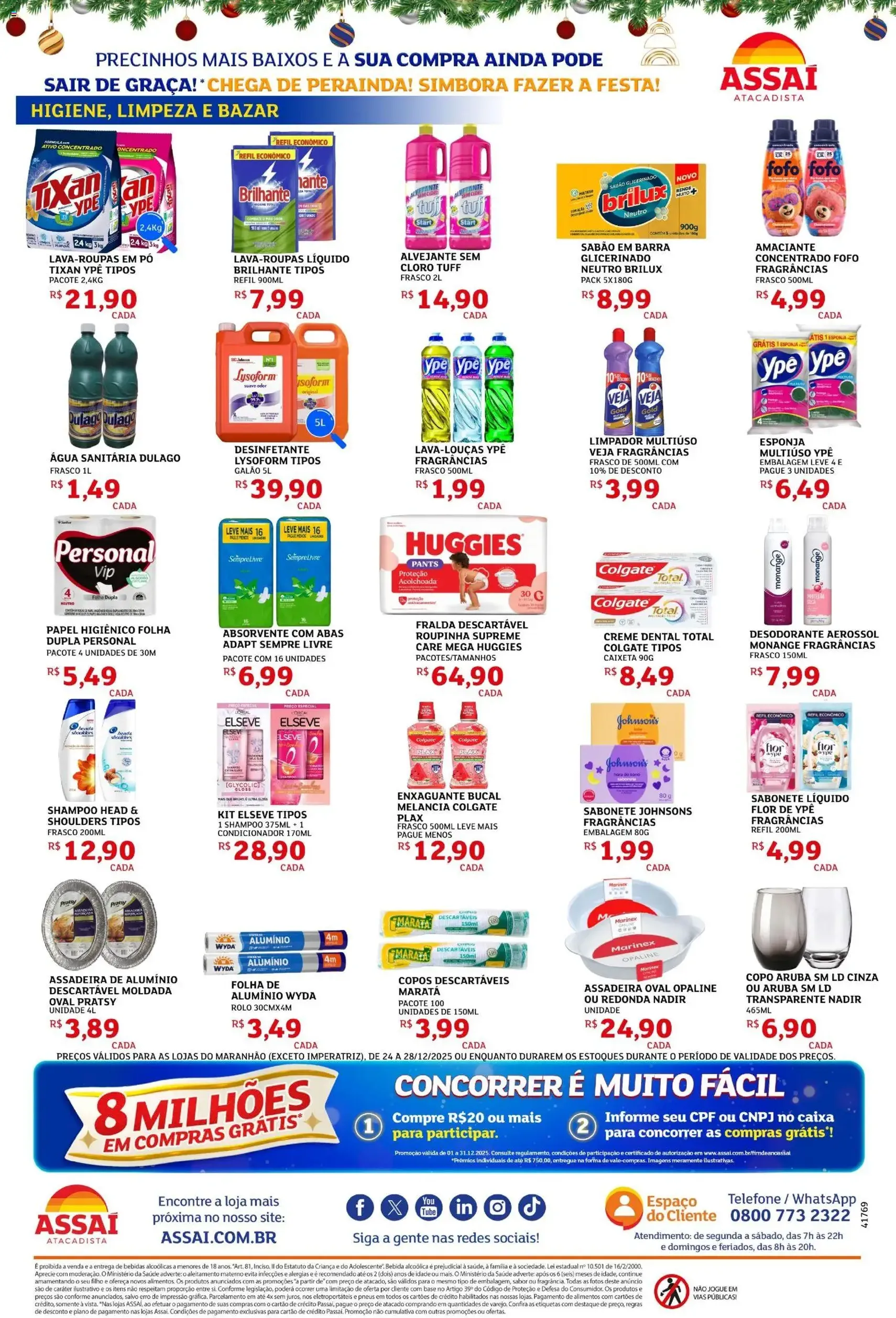 Encarte Assaí Atacadista - folheto válido a partir de 24/12/2025 página 4 de 4