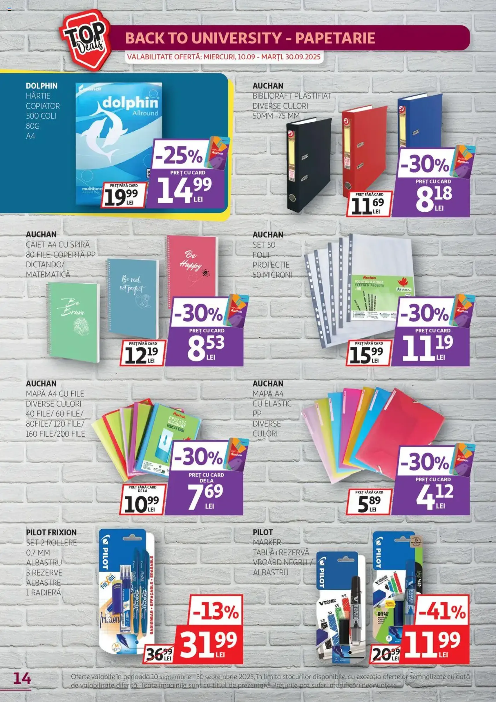 Catalog Auchan - cataloage valabile începând cu 10.09.2025 pagina 14 din 26 Catalog Auchan - cataloage valabile începând cu 10.09.2025 pagina 14 din 26