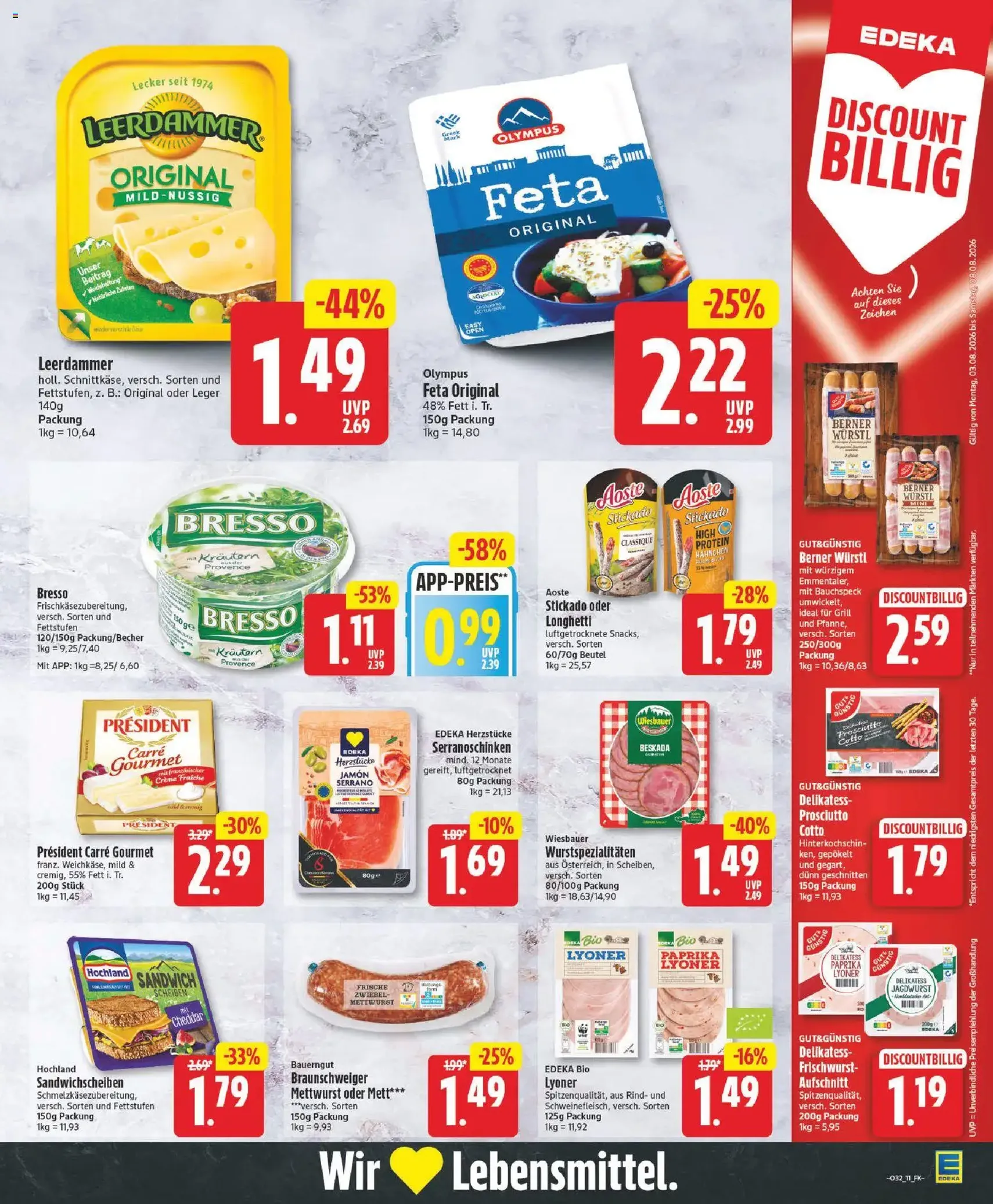 Edeka Prospekt - Gültiger Prospekt ab 03.08.2026, Seite 11 von insgesamt 27