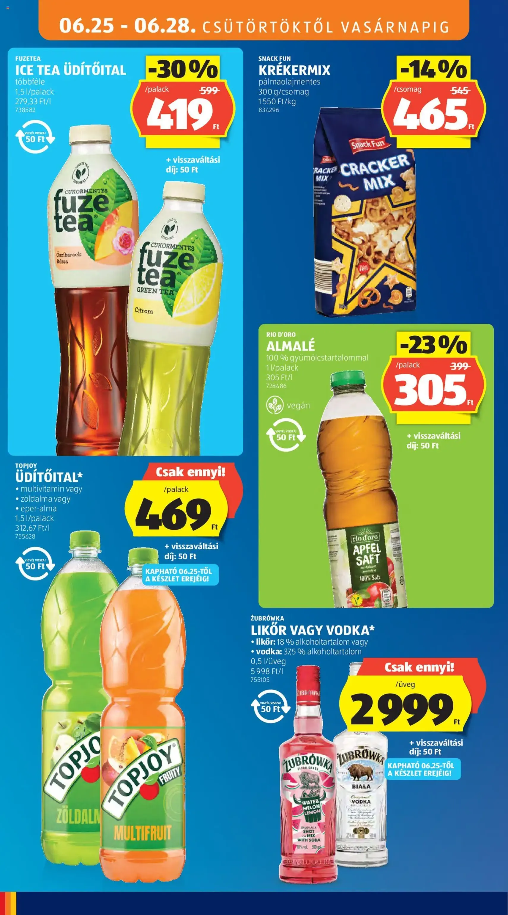 Aldi akciós újság - 2026.06.25. érvényes szórólap 18 oldal 62 oldalból