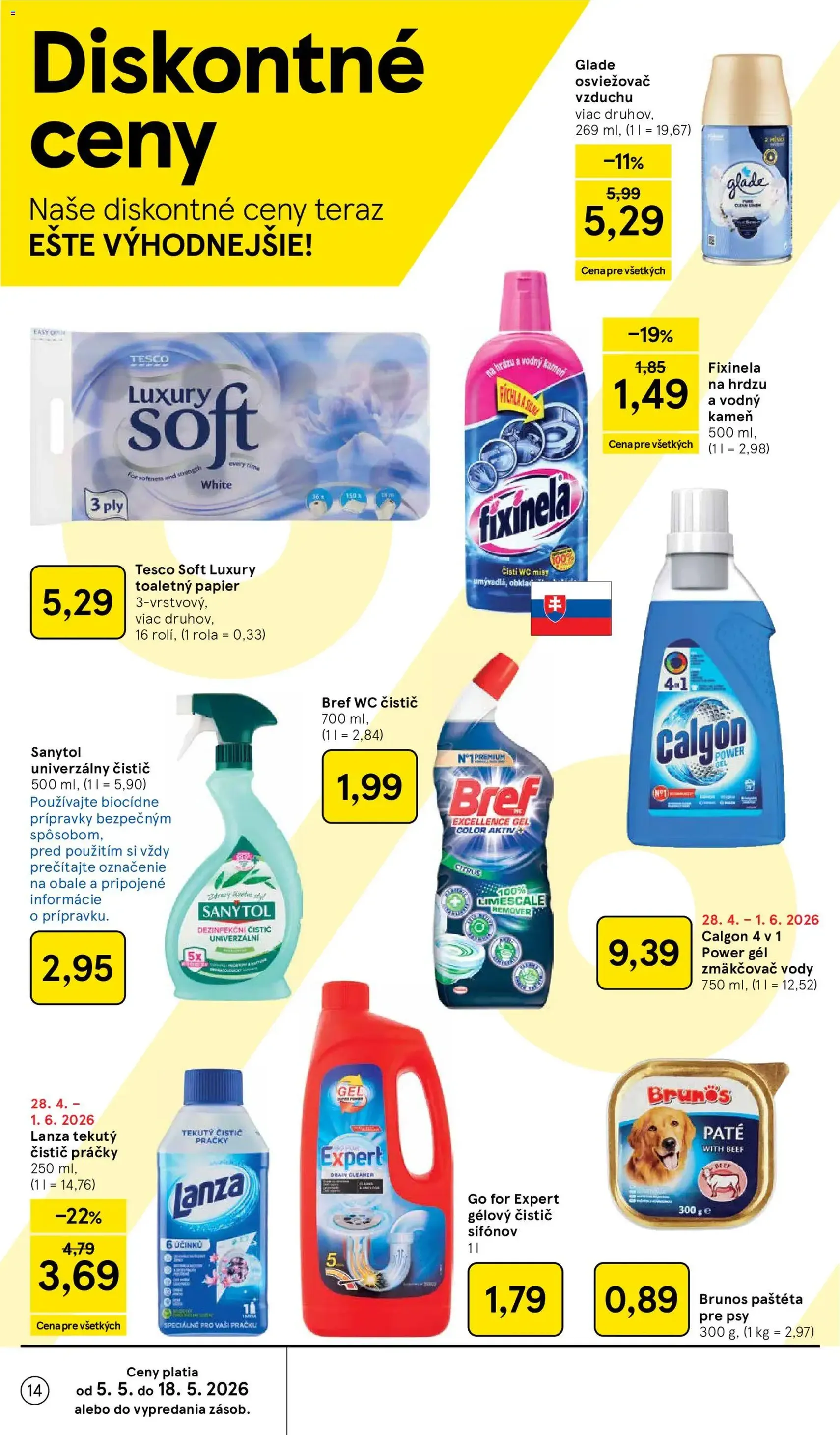 Tesco Hypermarket - leták - platný leták od 06.05.2026 strana 14 z 50