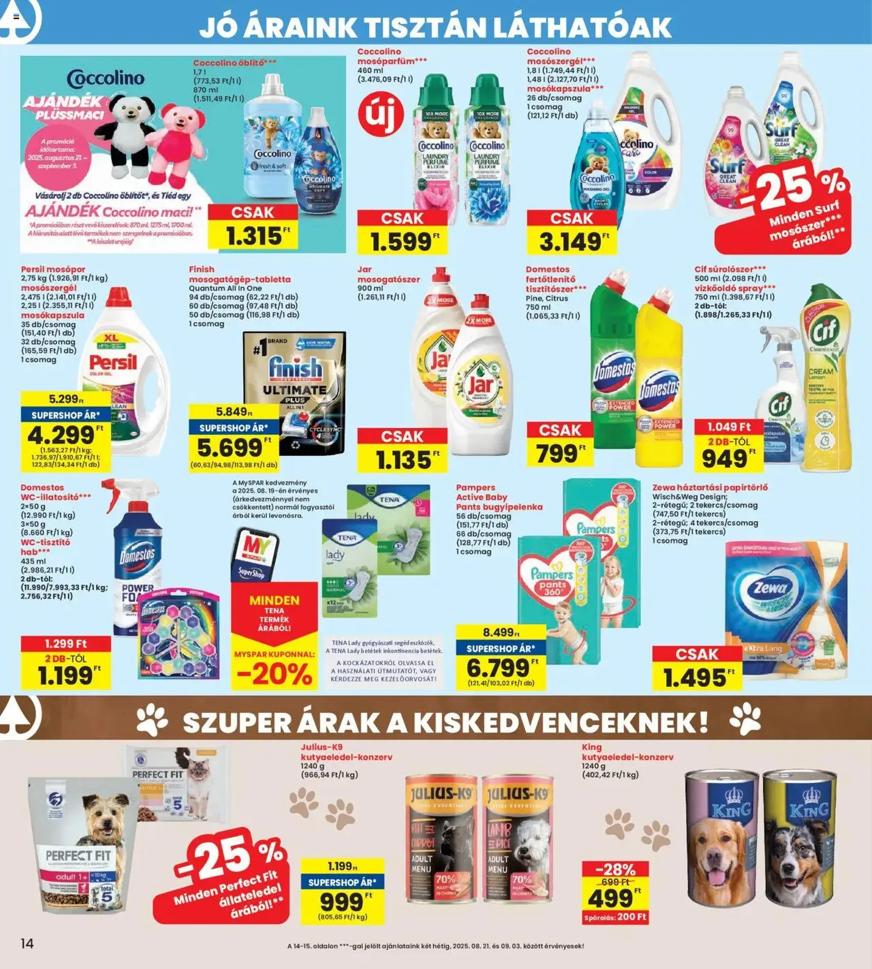 Interspar Akciós újság - 2025.08.21. érvényes szórólap 14 oldal 20 oldalból